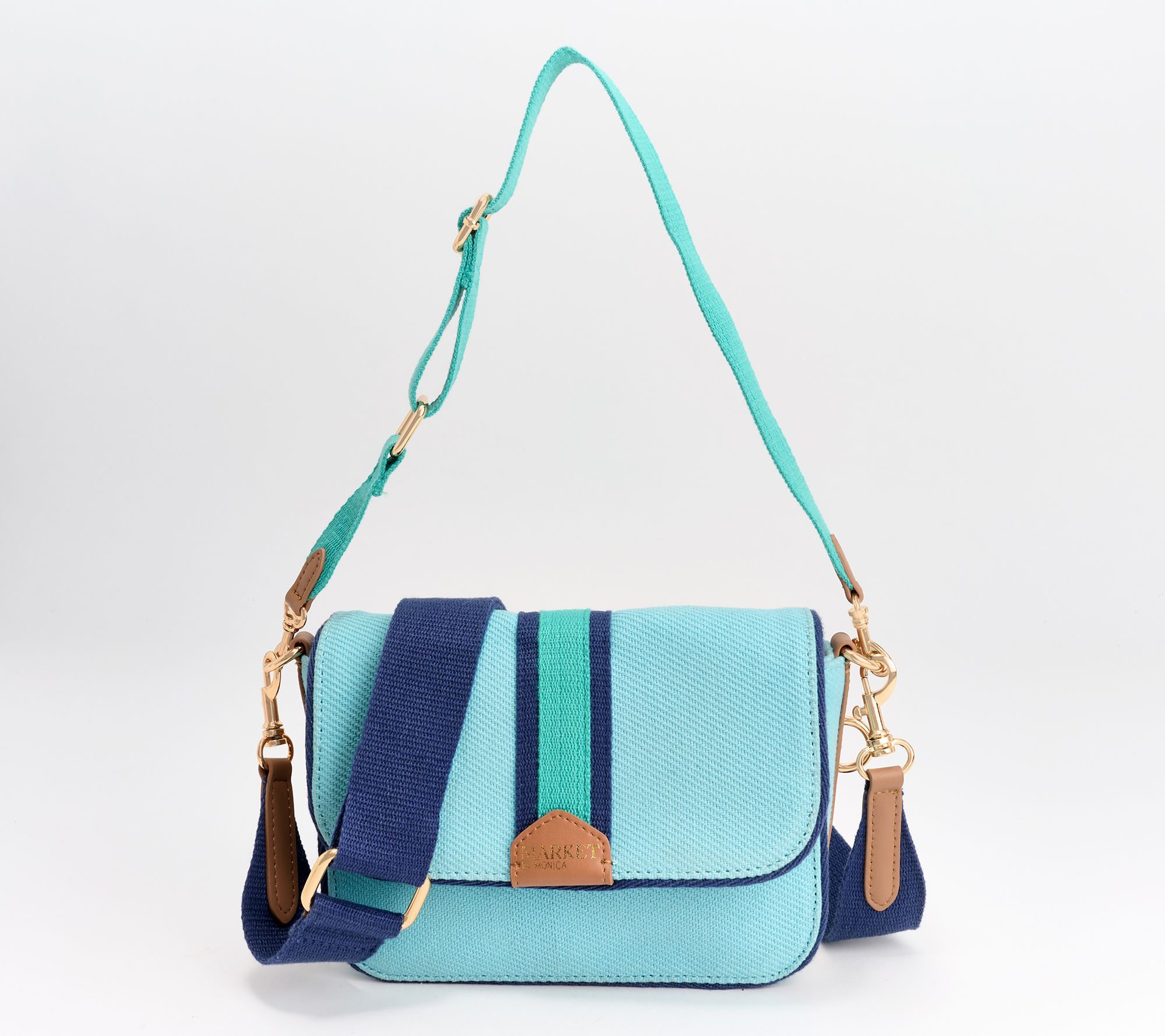 Market By Monica Coated Canvas Crossbody with Shoulder Strap