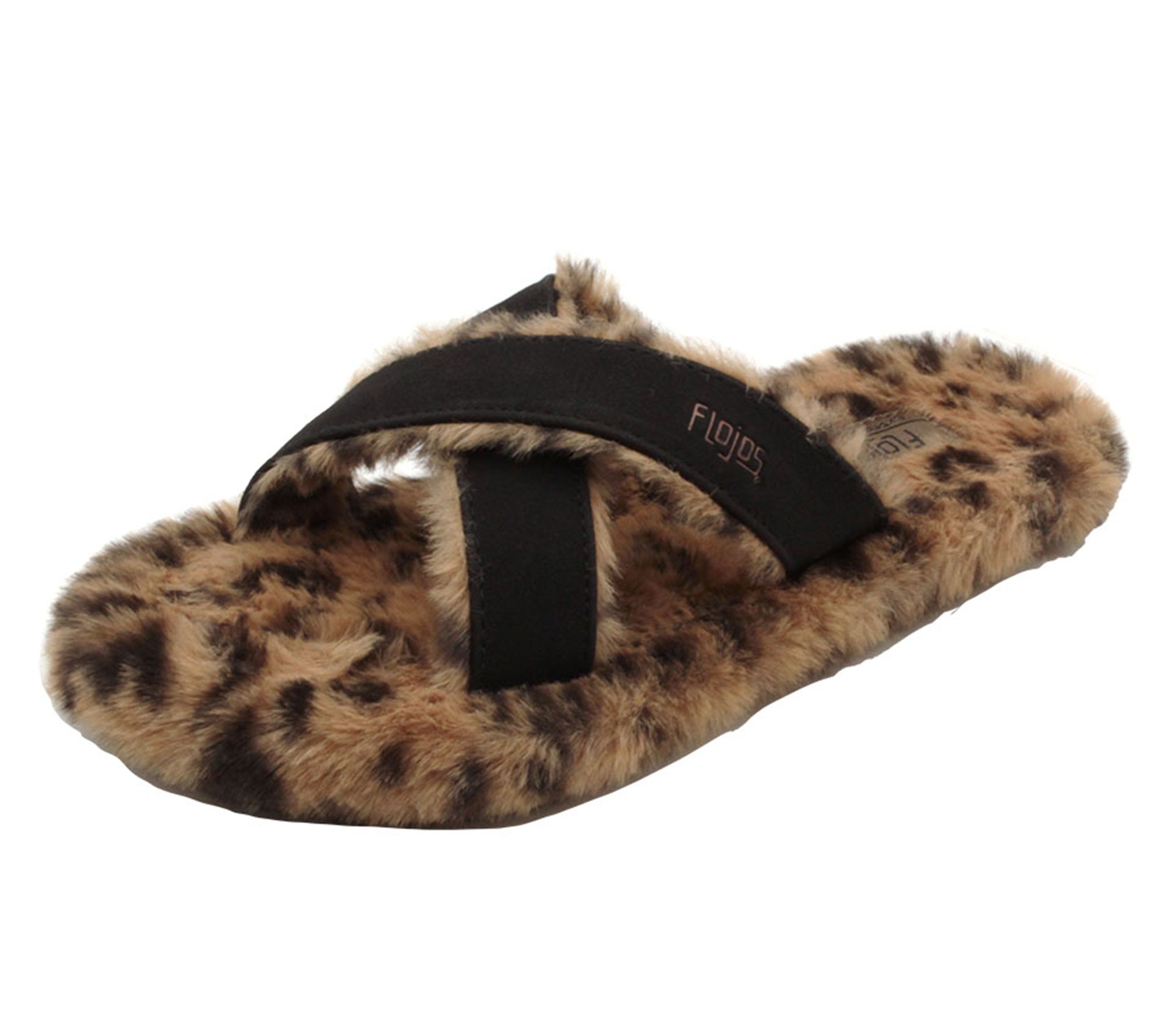 Flojos Women's Faux Fur Lined Slipper Slide - Fuzzy