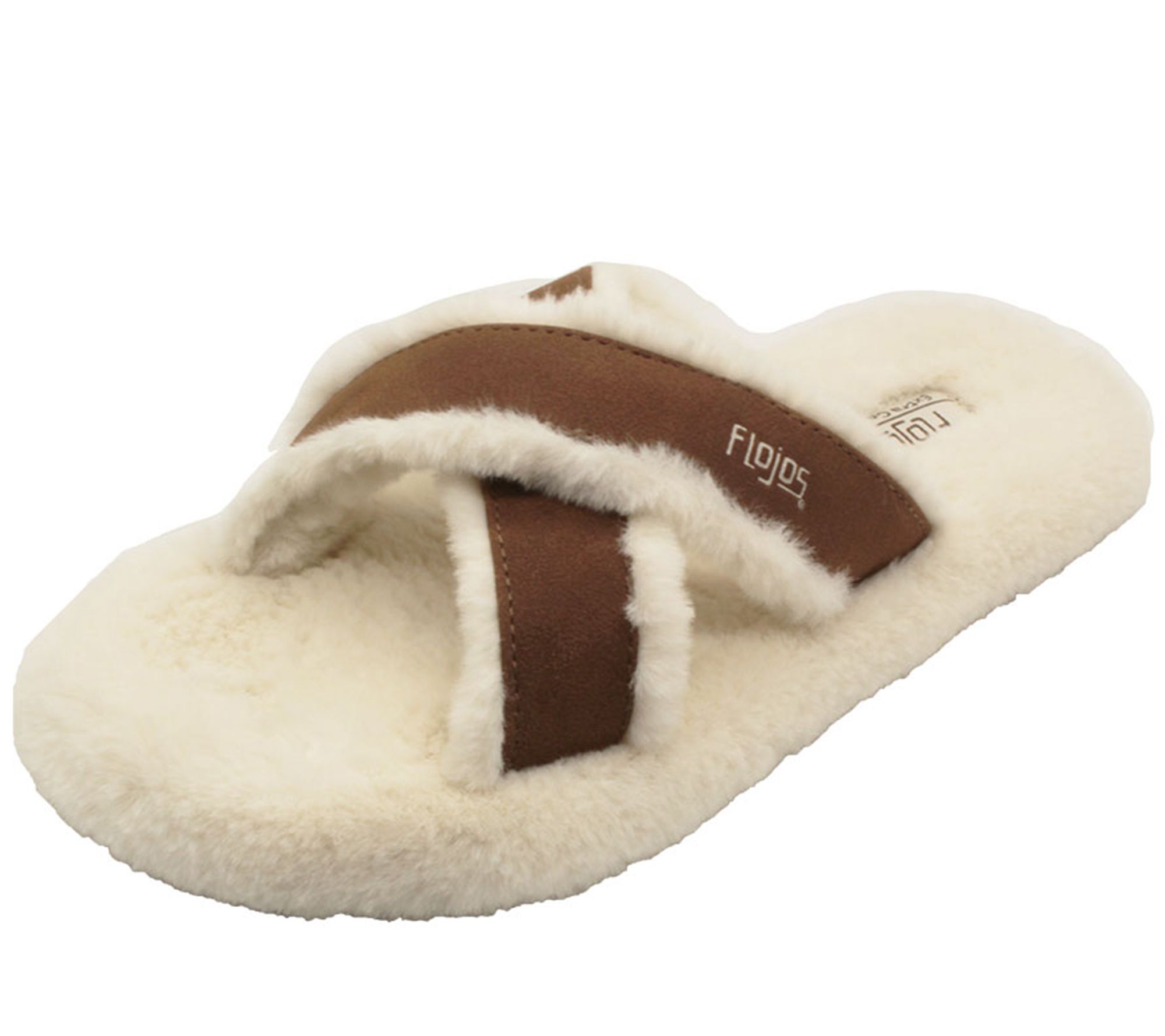 Flojos Women's Faux Fur Lined Slipper Slide - Fuzzy