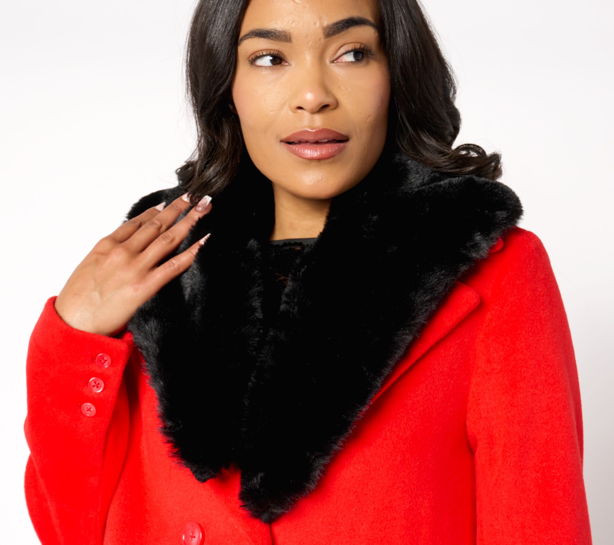 by Stacy London Addable Faux Fur Collar