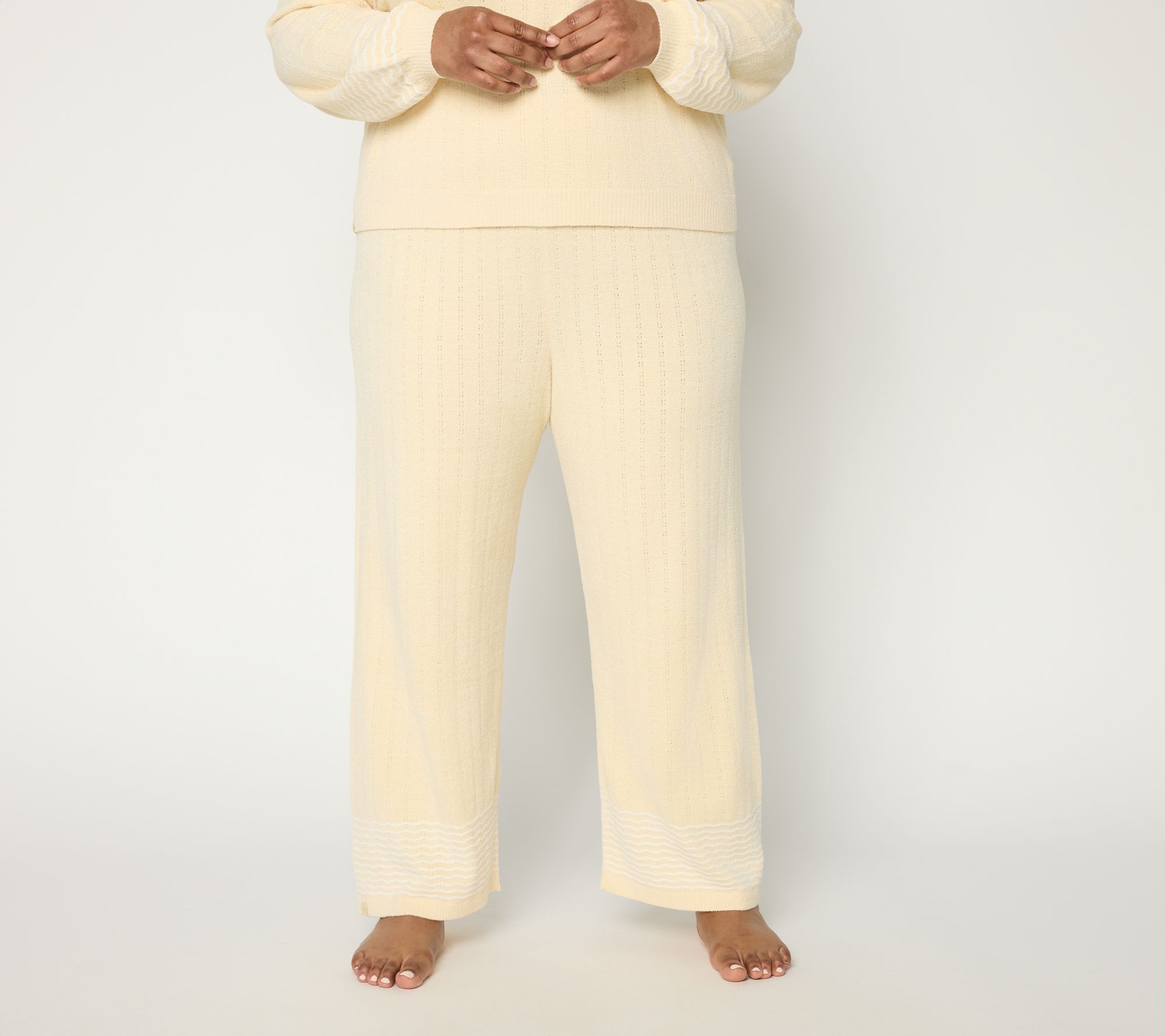 Barefoot Dreams CozyChic Ultra Lite Pointelle Ankle Pant