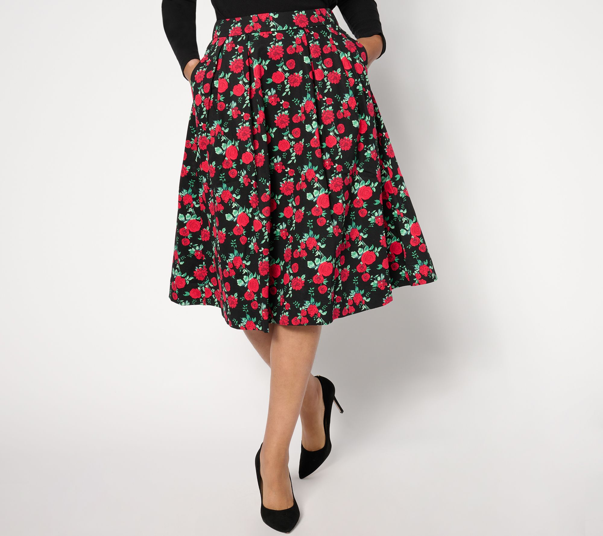 "As Is" Studio Park x Jane Treacy Printed Ball Skirt