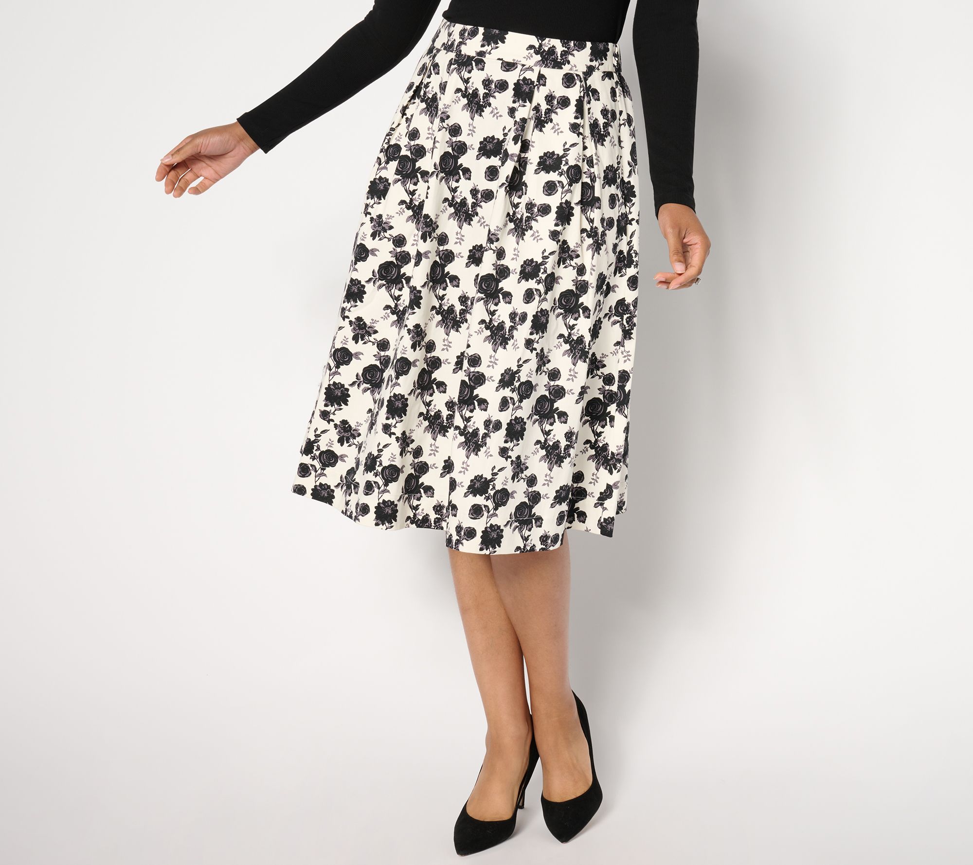 "As Is" Studio Park x Jane Treacy Printed Ball Skirt