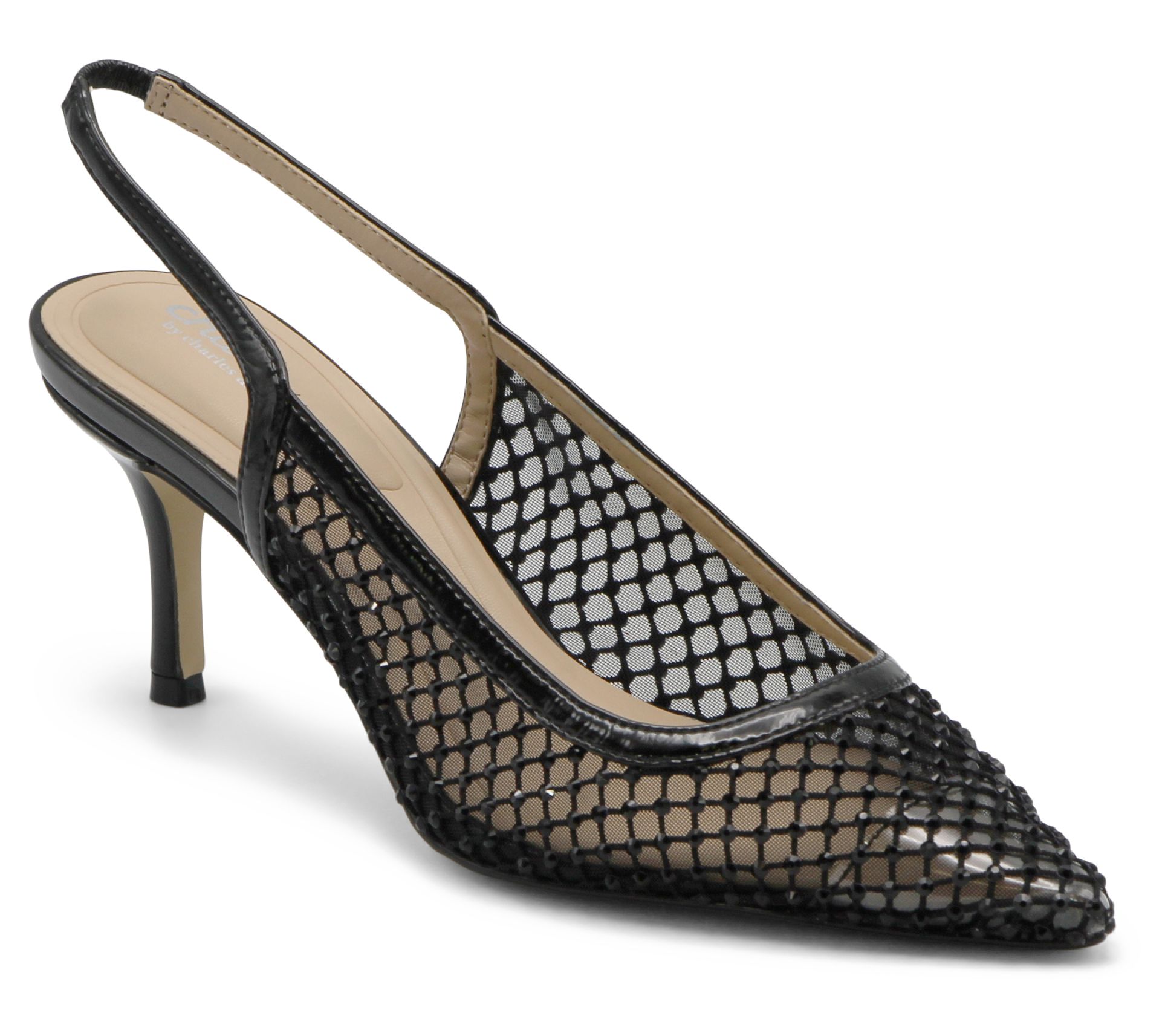 Charles by Charles David Aria Mesh Slingback Pump