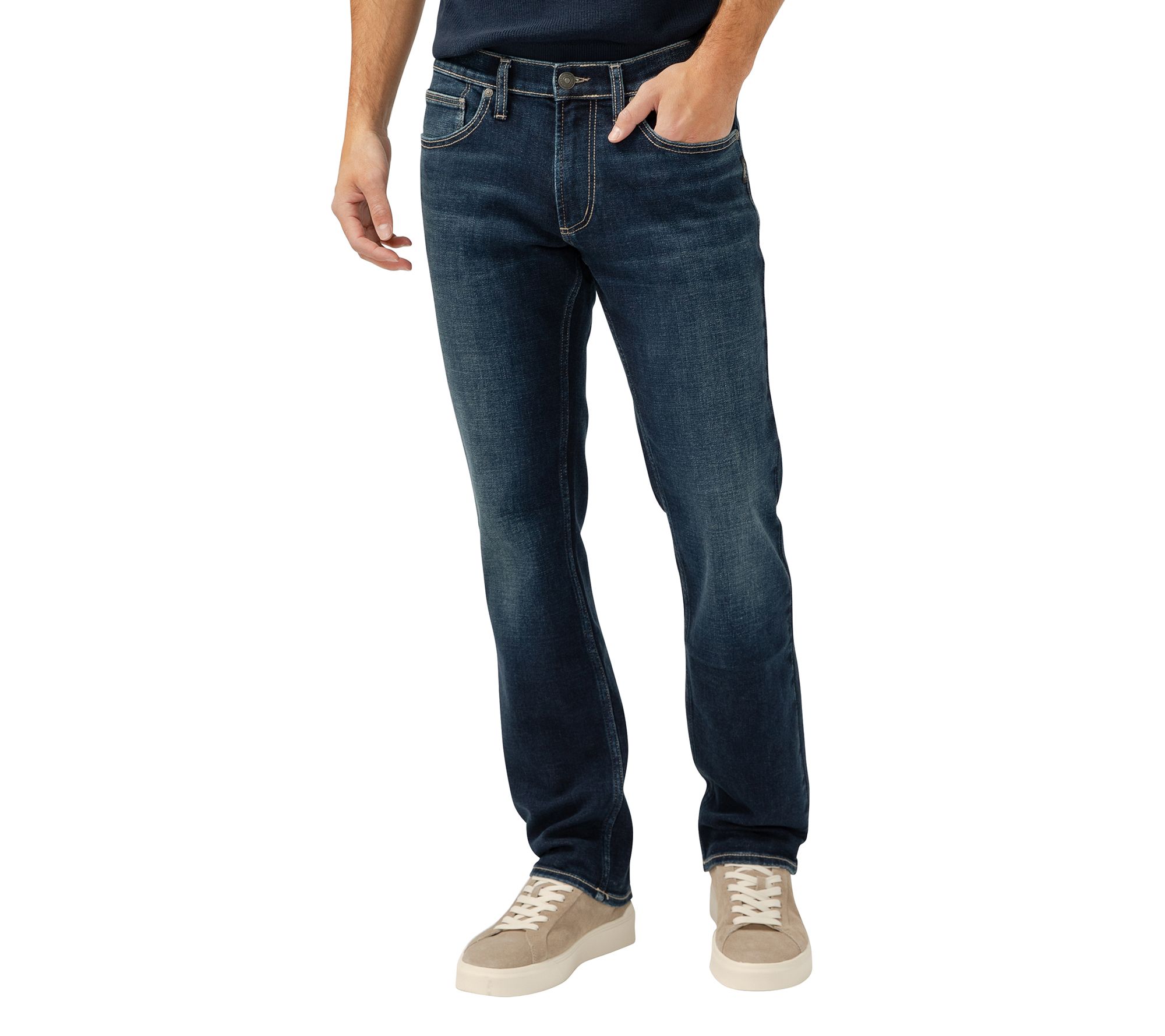 Silver Jeans Co. Men's Allan Slim Fit Straight Jeans