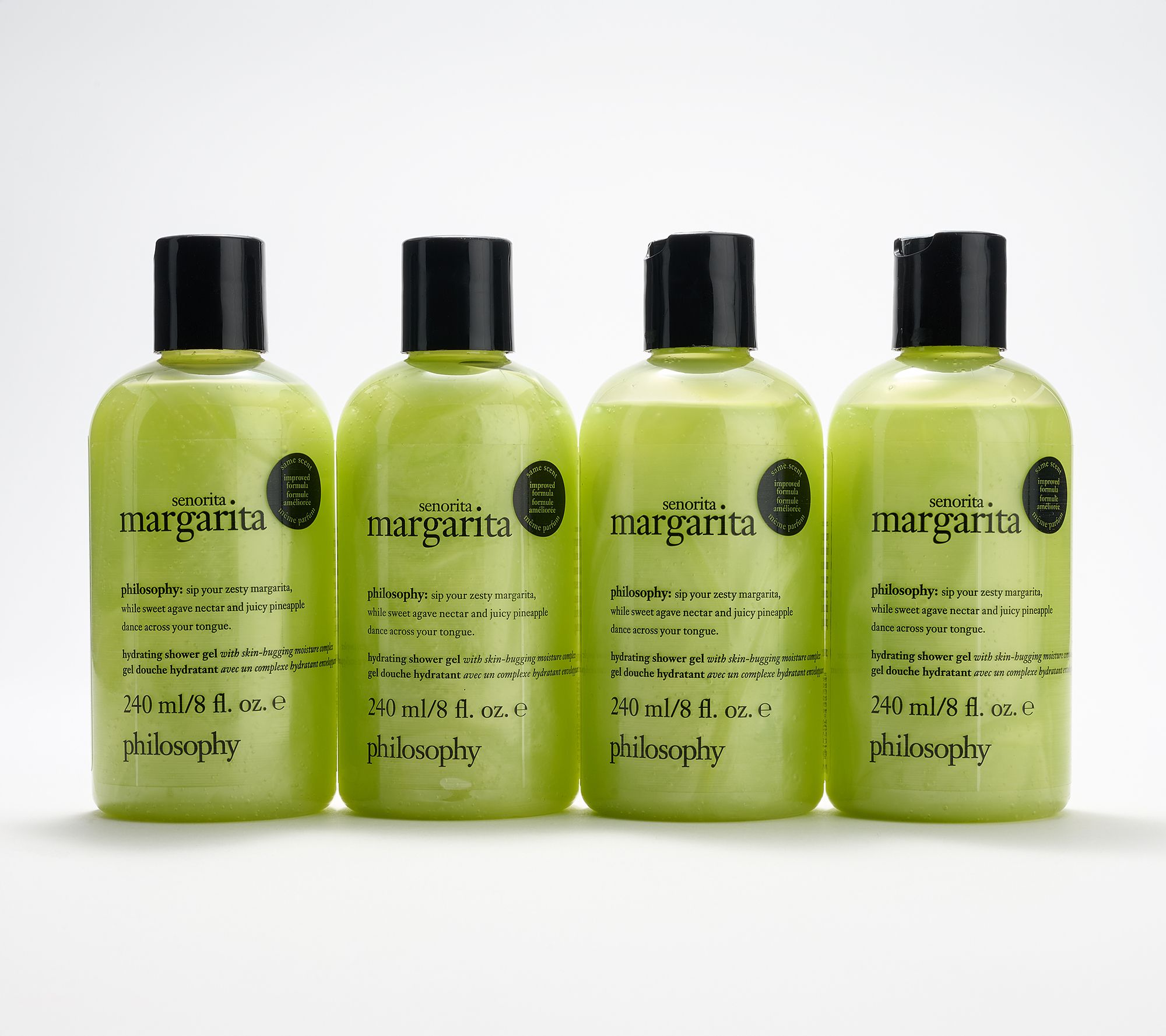 philosophy 4-piece 8oz summer fun shower gels