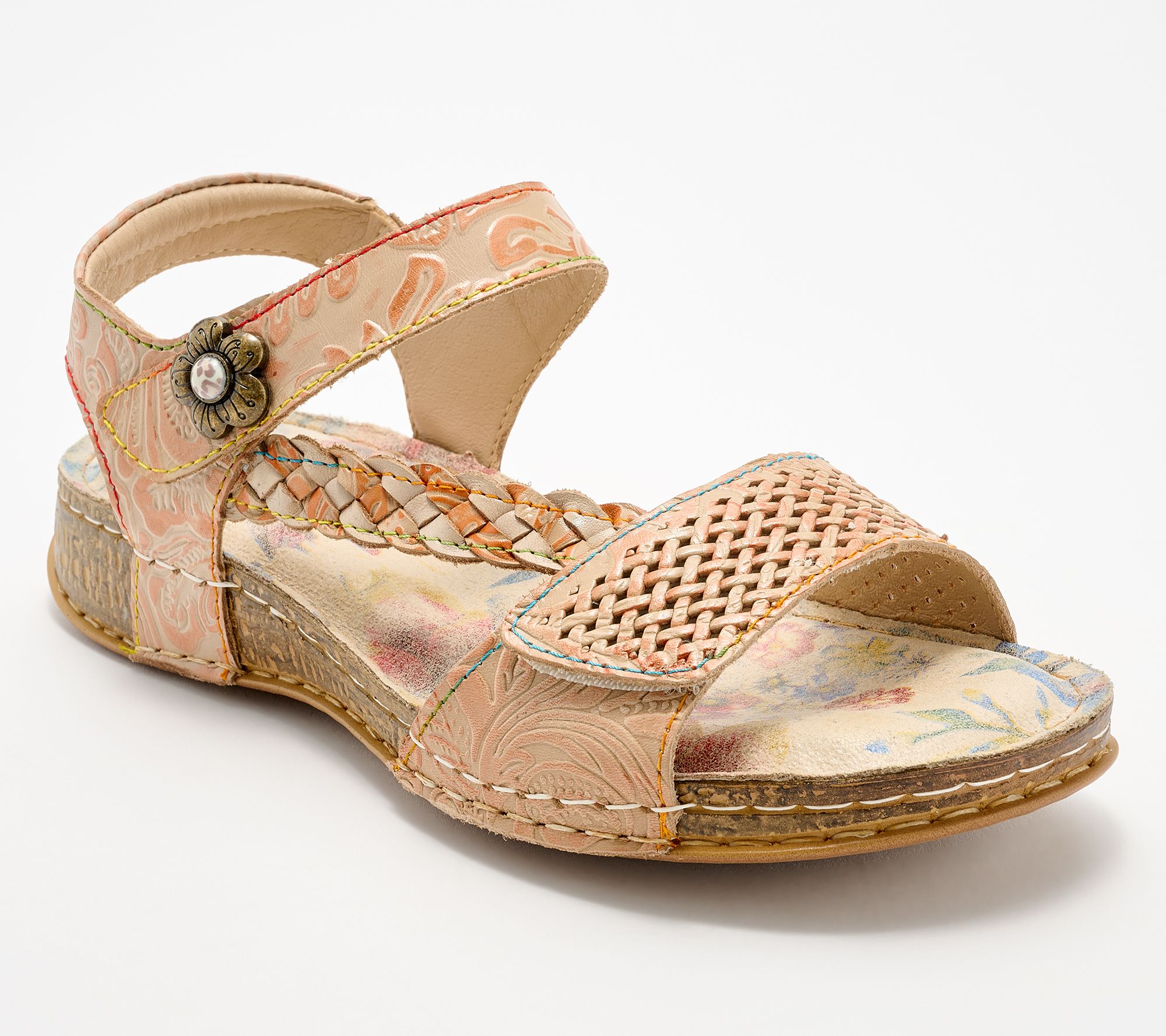 L'Artiste by Spring Step Leather Sandals - Popular-Sprig