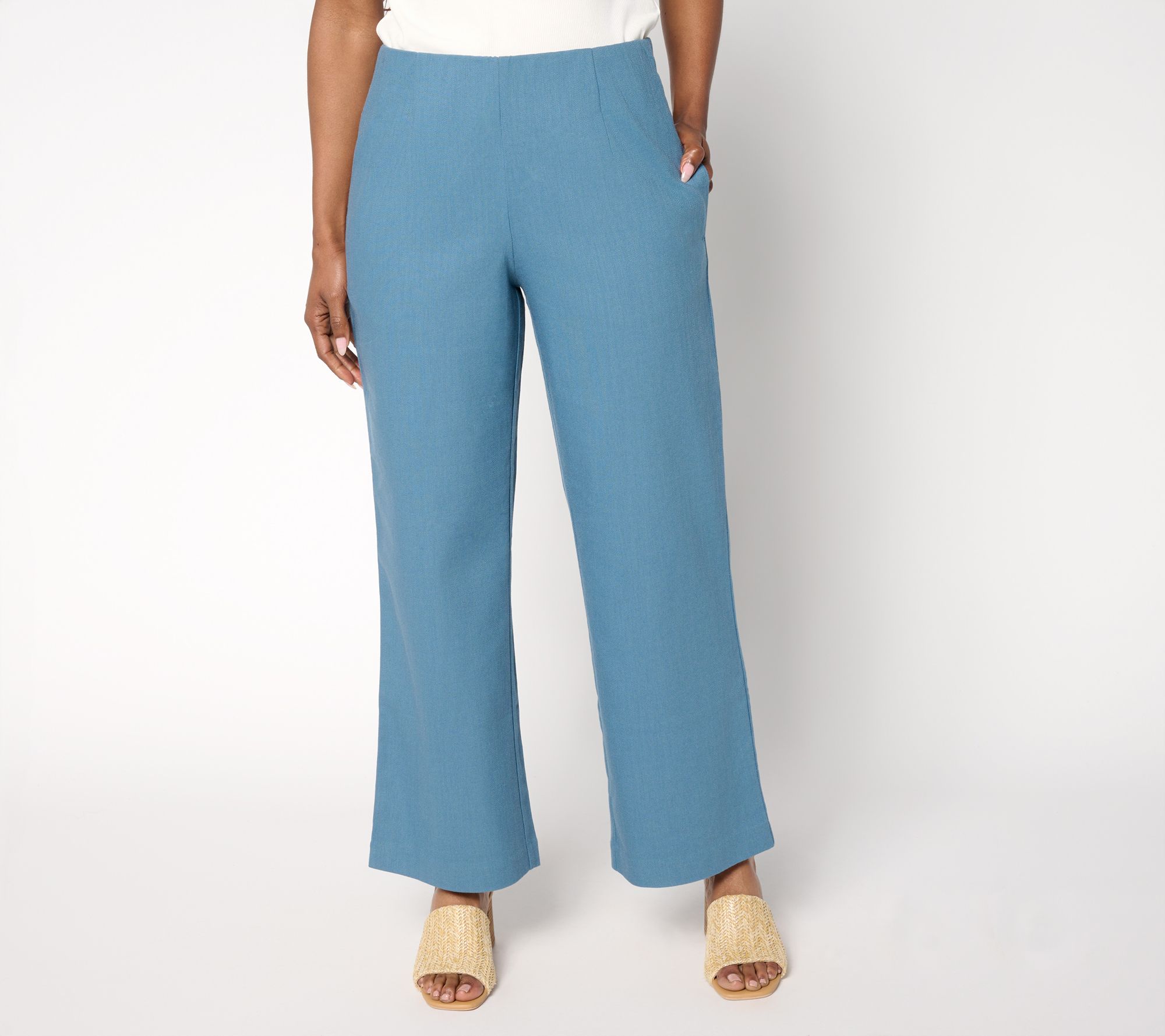 Me by Jennie Garth Regular Oasis Pull On Twill Pants