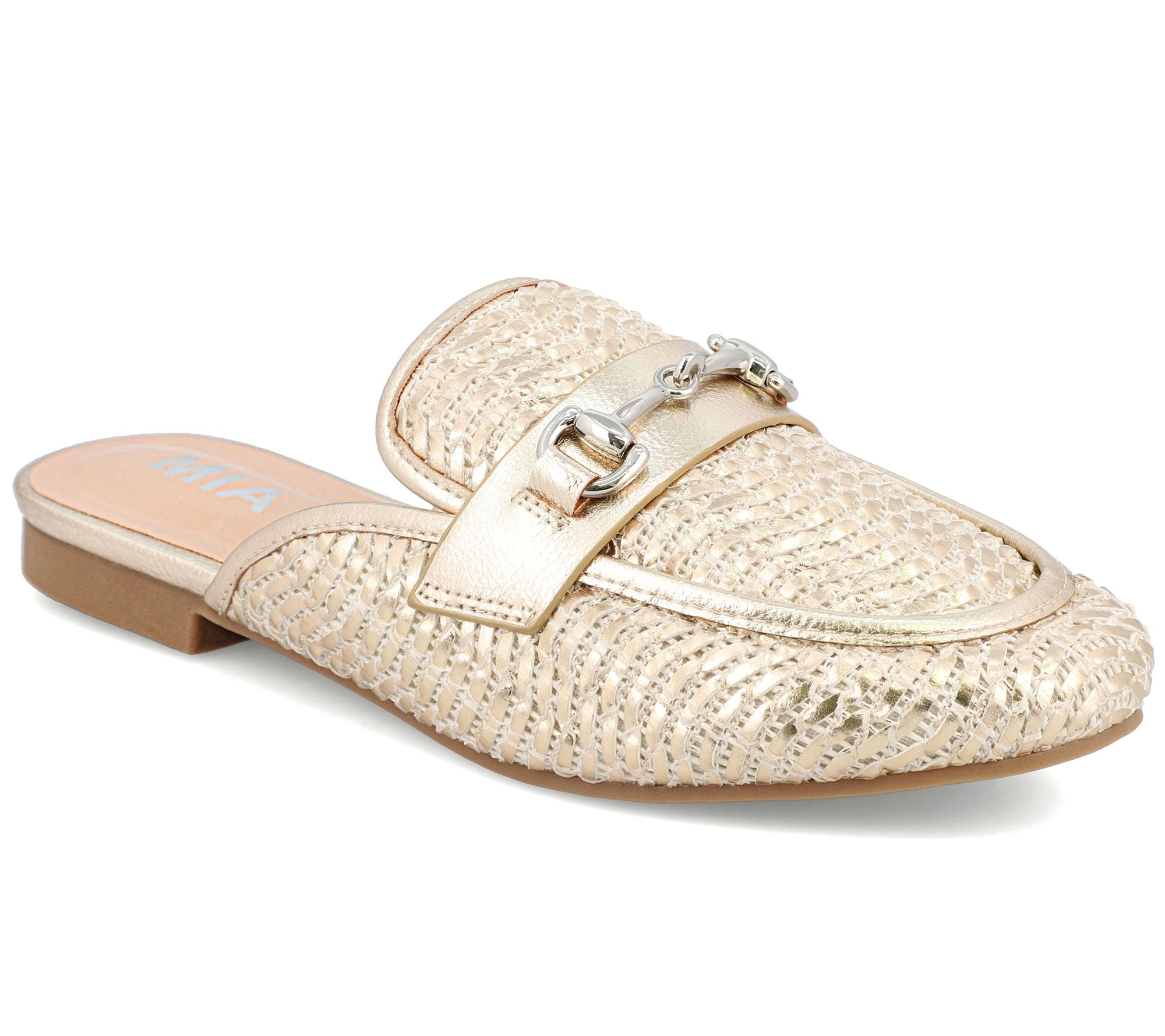 MIA Shoes Round Toe Mules - Desz