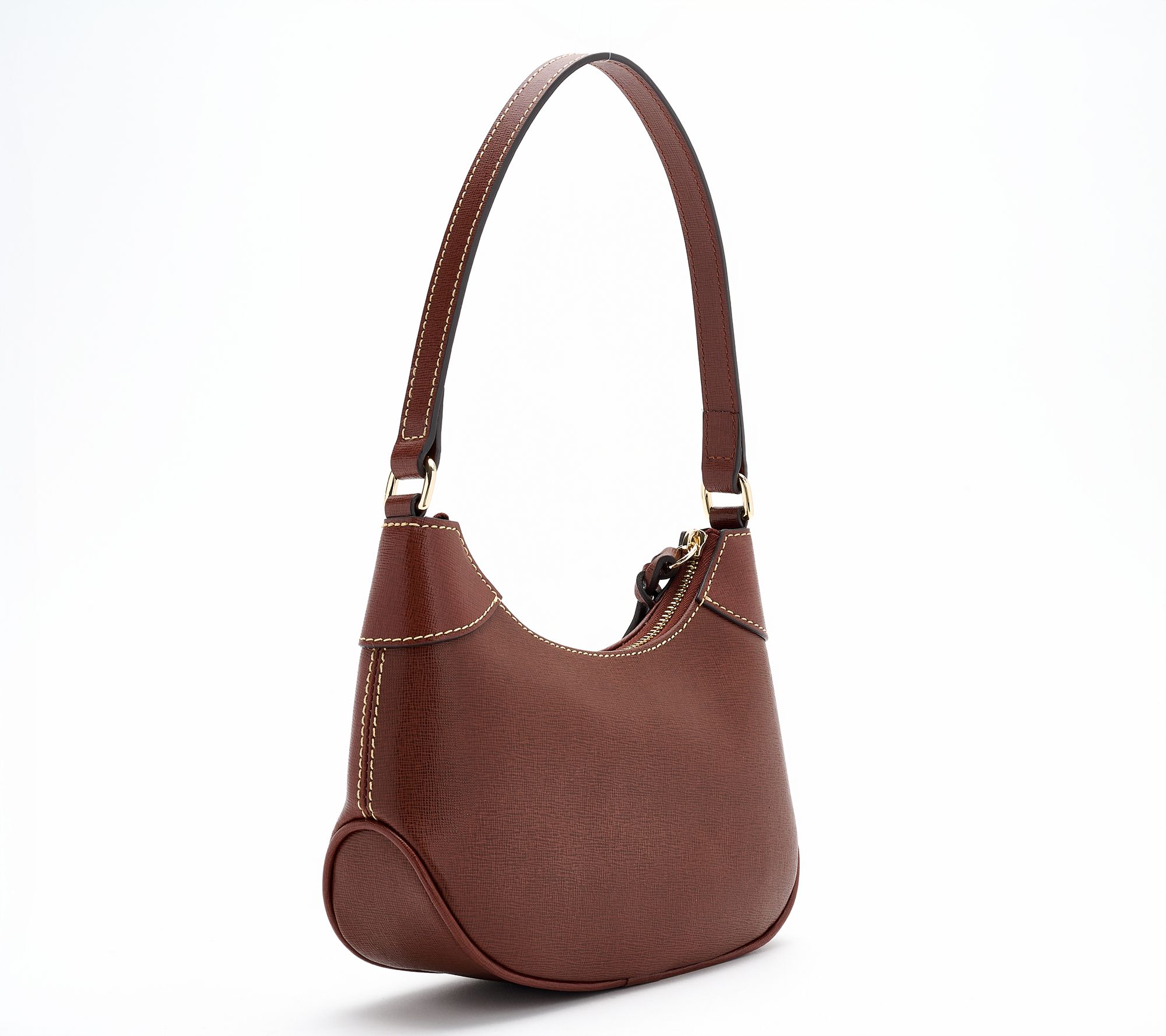 Dooney & Bourke Saffiano Leather Luna Shoulder Bag - QVC.com