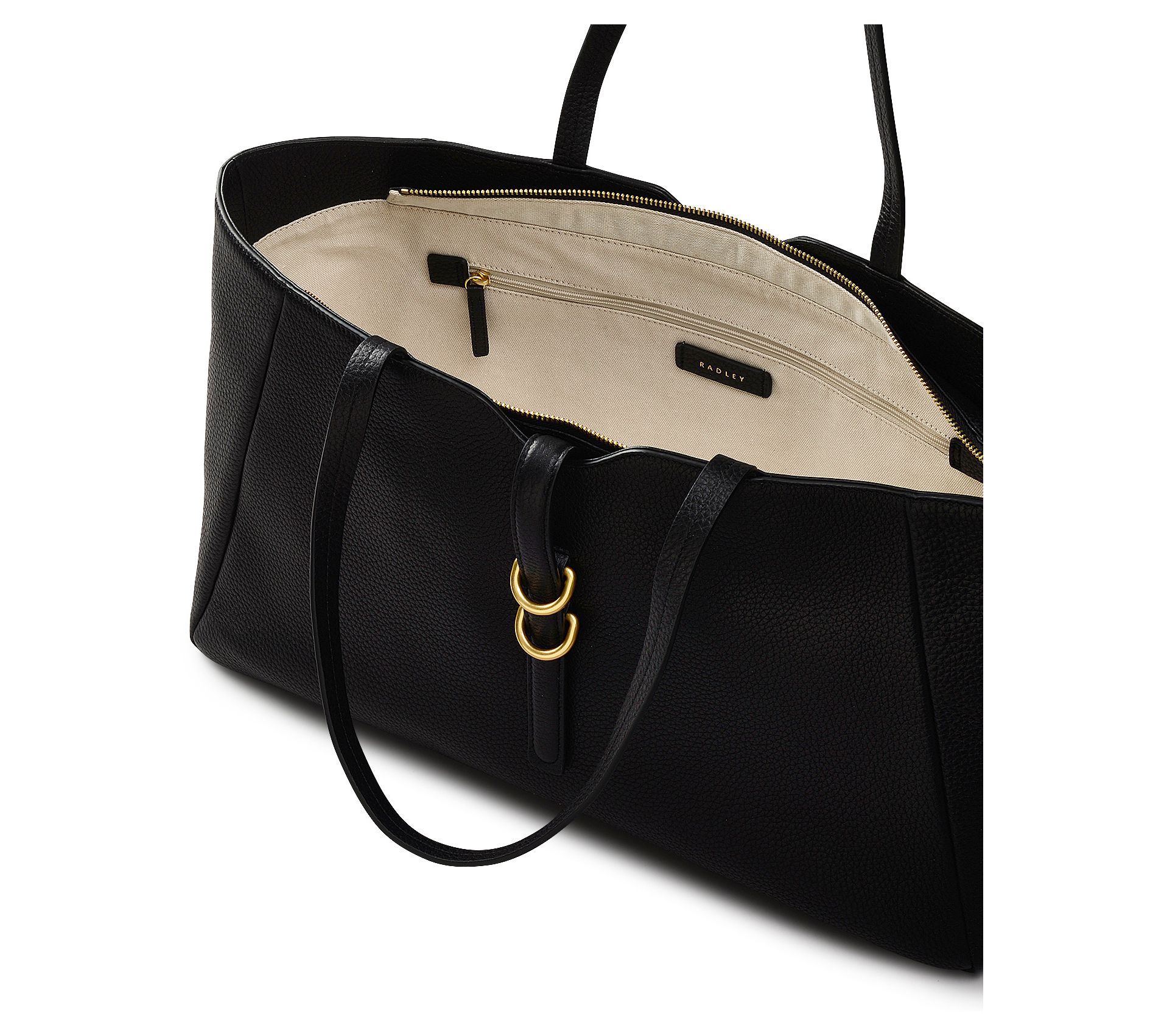 RADLEY London Hazelbury Park Large Leather Zip Tote - QVC.com
