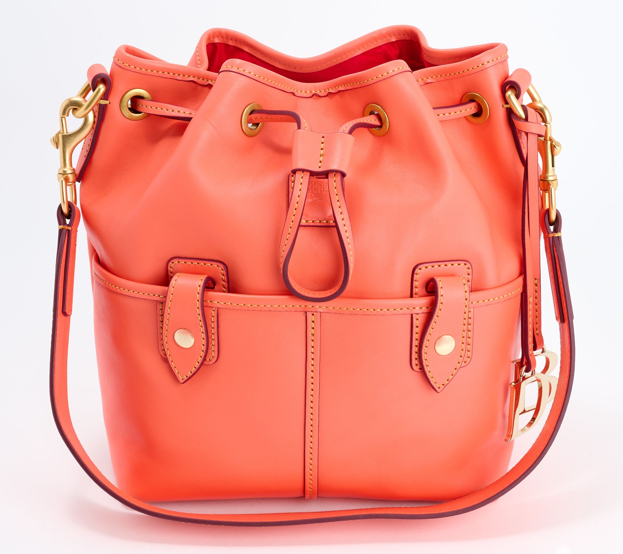 "As Is" Dooney & Bourke Florentine Leather Drawstring