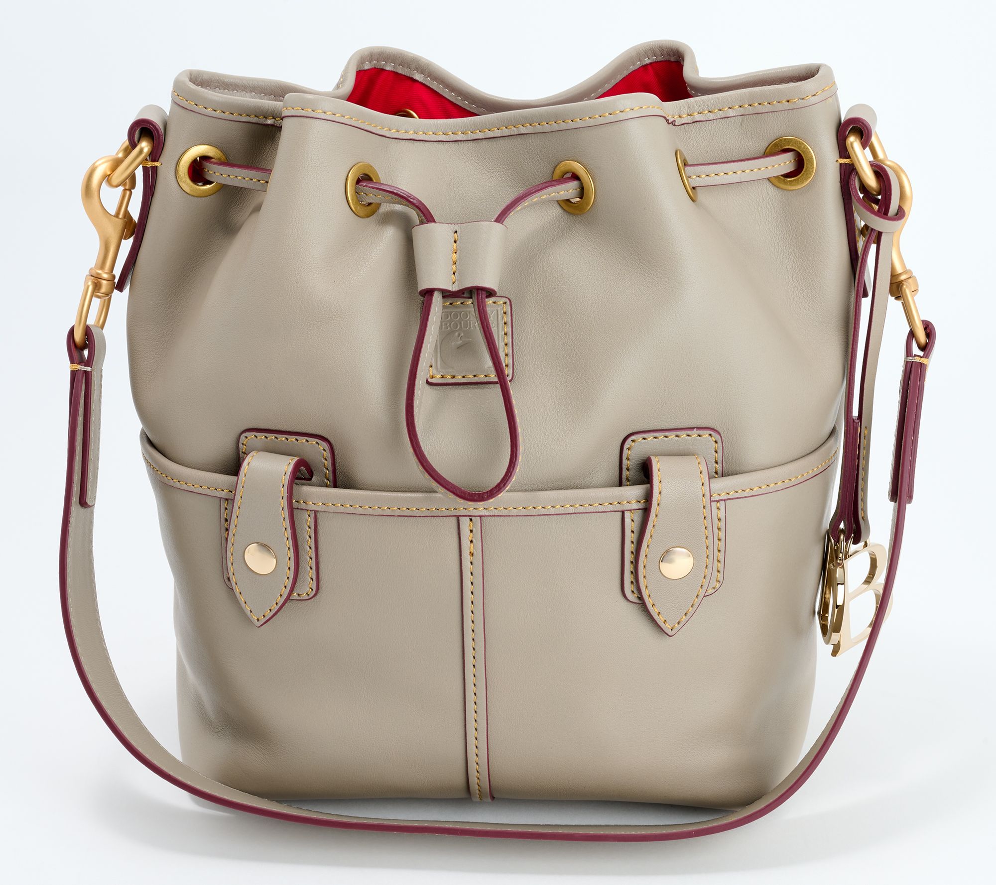 "As Is" Dooney & Bourke Florentine Leather Drawstring