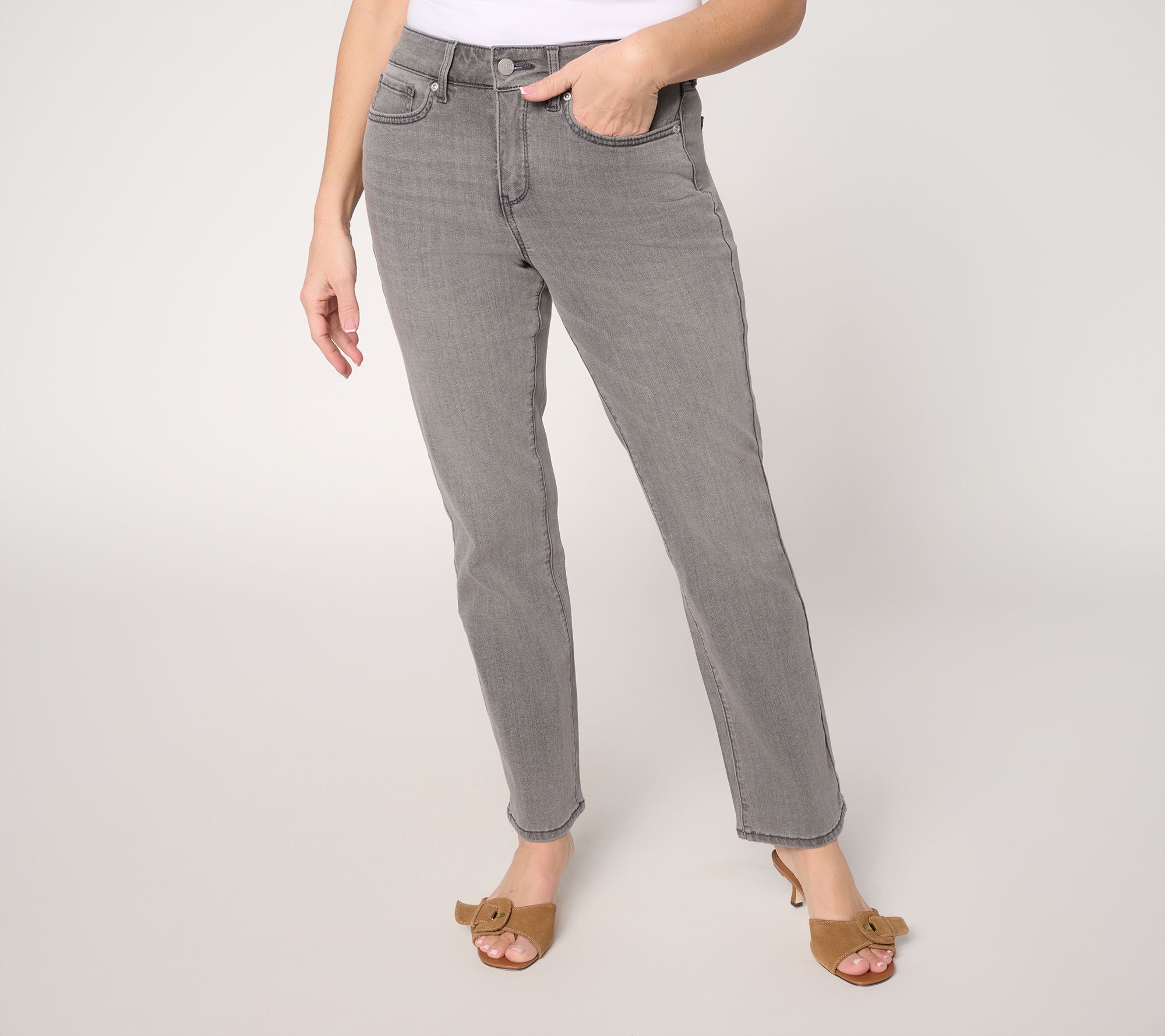 NYDJ Sure Stretch Ellison Straight-Leg Jeans - Petite