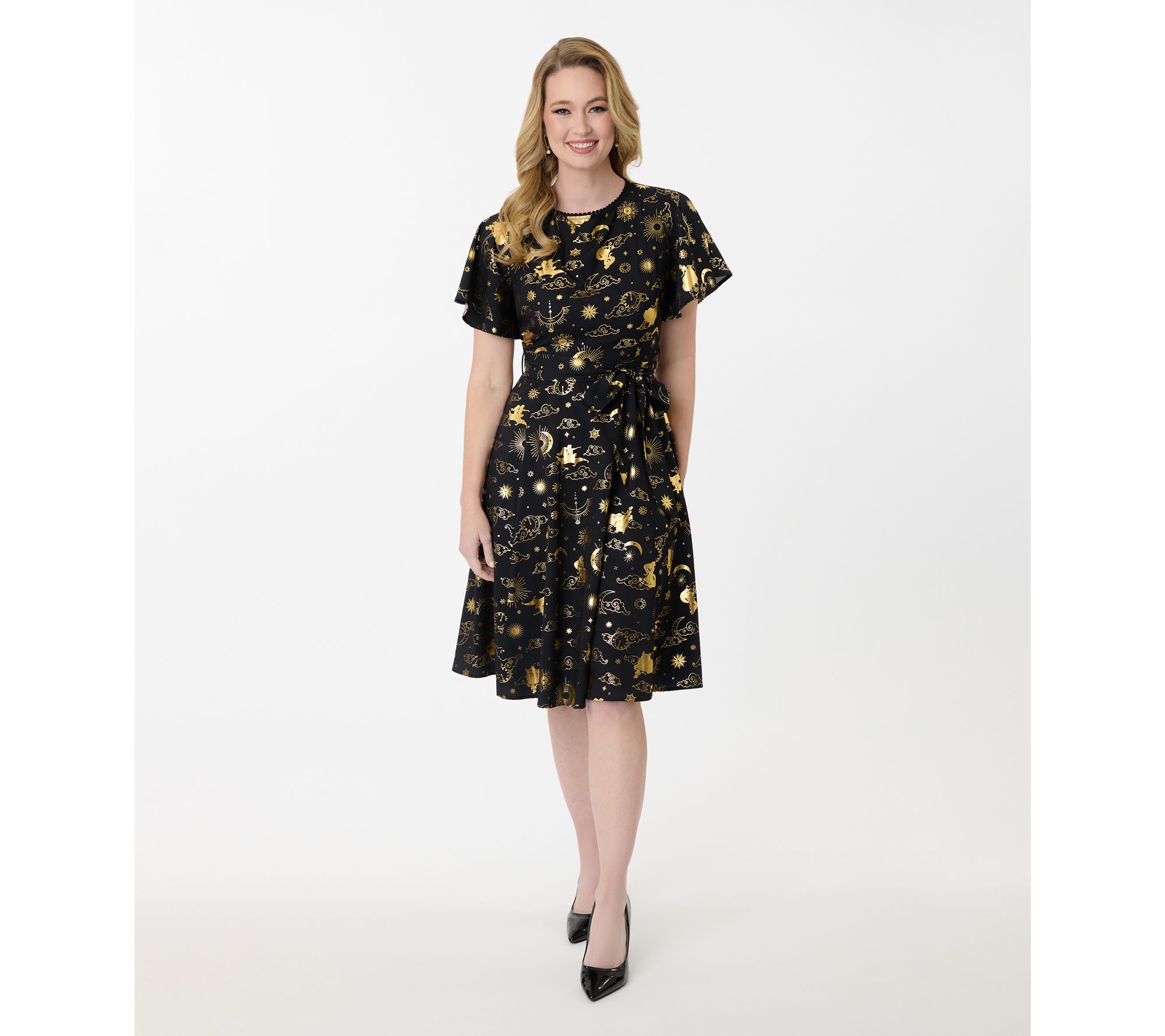 Disney Princess Collection by Unique Vintage Gold Dress