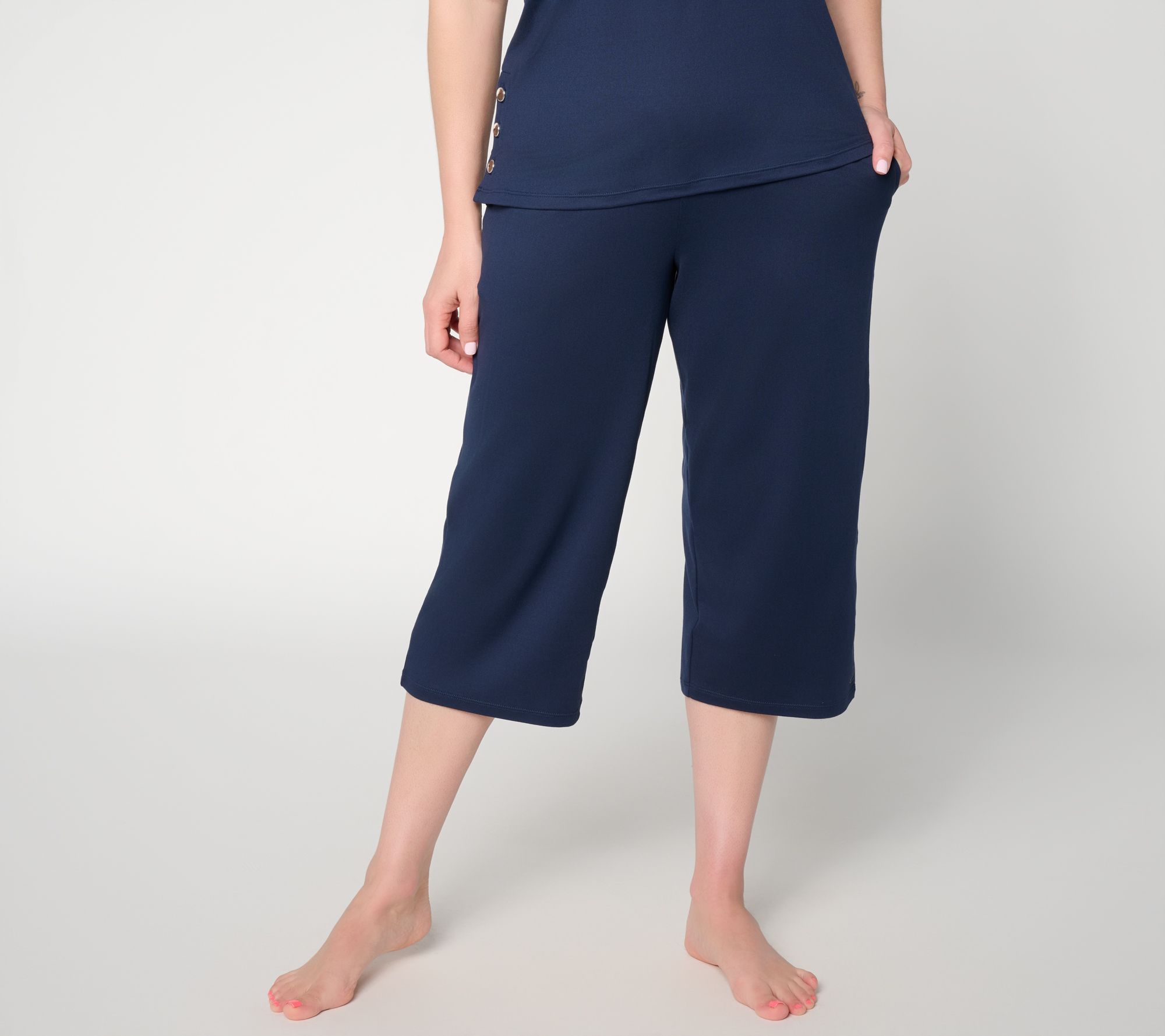 Cuddl Duds Flexwear Cropped Pant