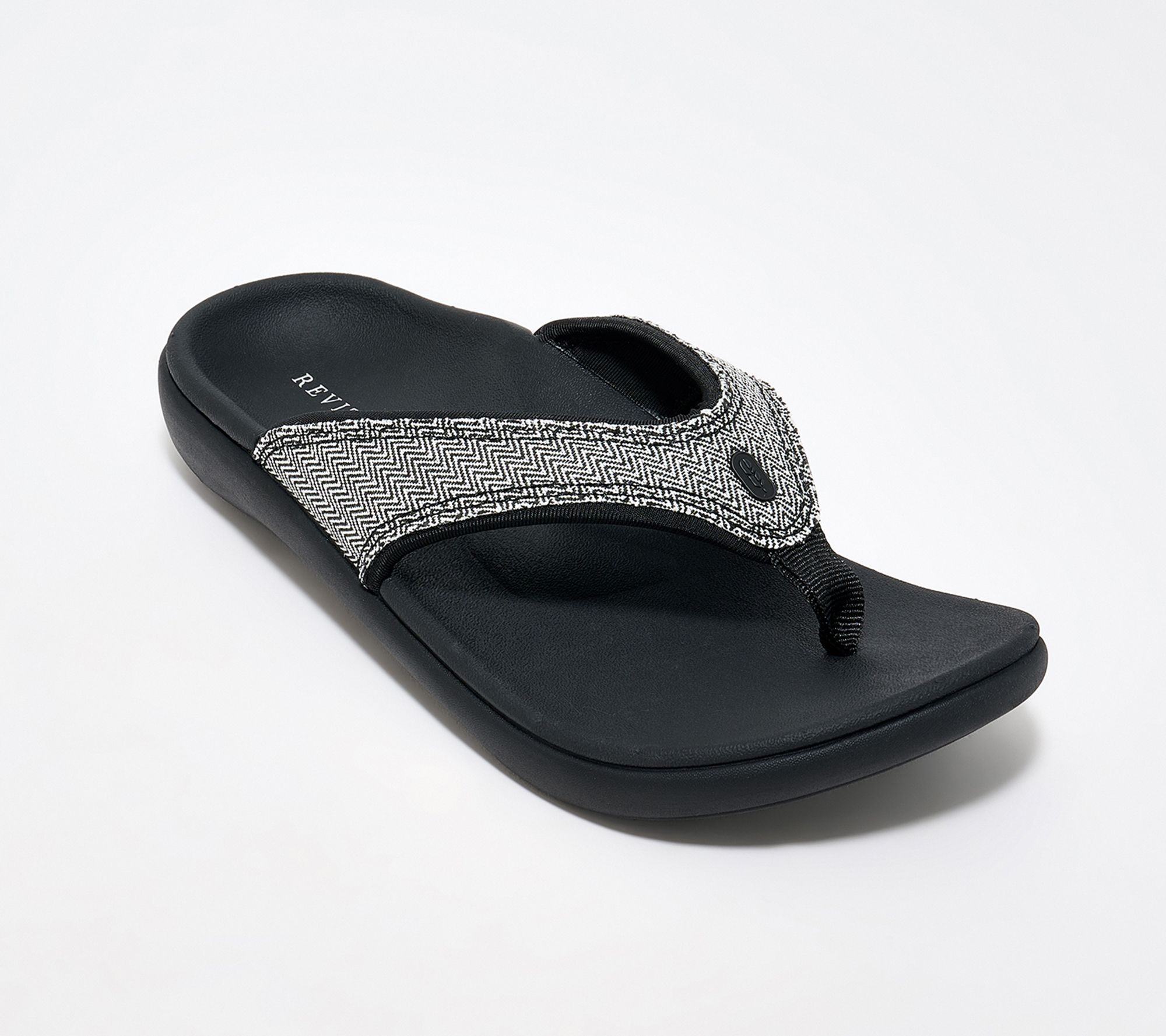 Revitalign Orthotic Woven Thong Sandals - Yumi Payton