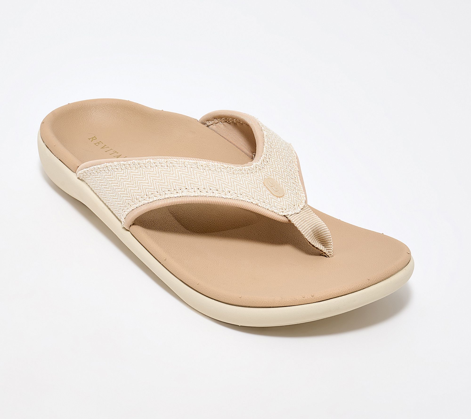 Revitalign Orthotic Woven Thong Sandals - Yumi Payton