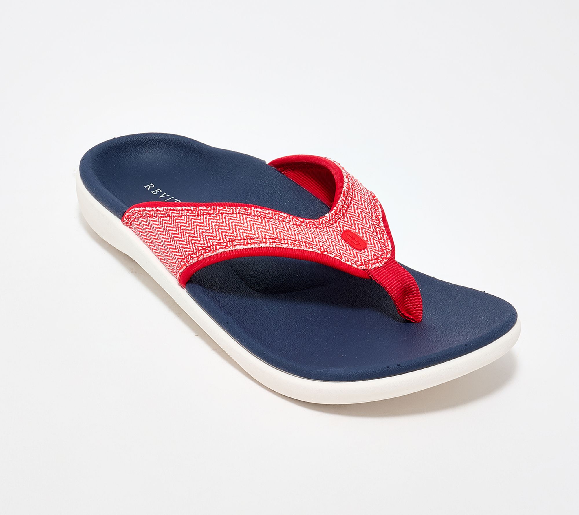 Revitalign Orthotic Woven Thong Sandals - Yumi Payton