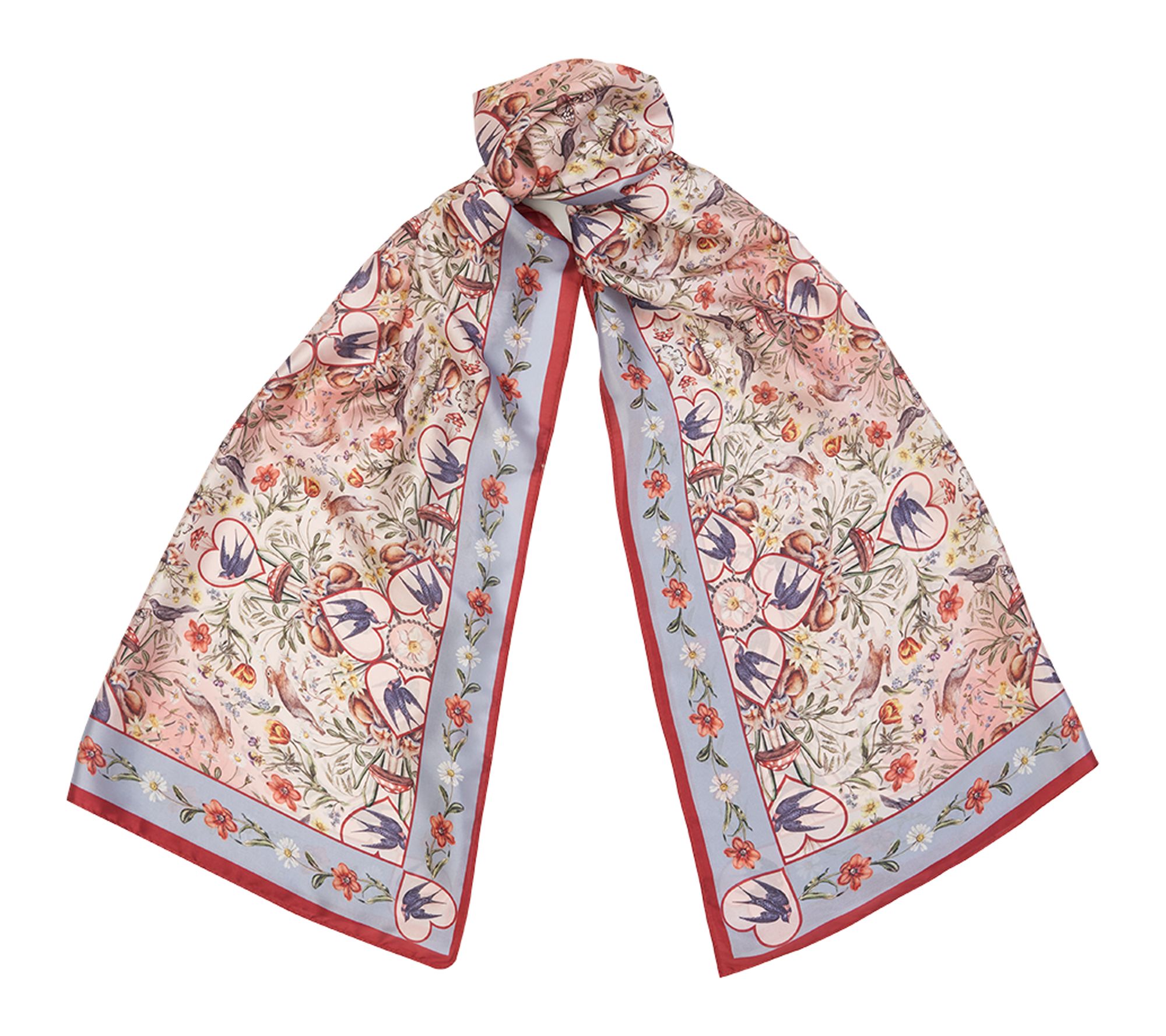 Fable England Folksy Fox Silky Scarf