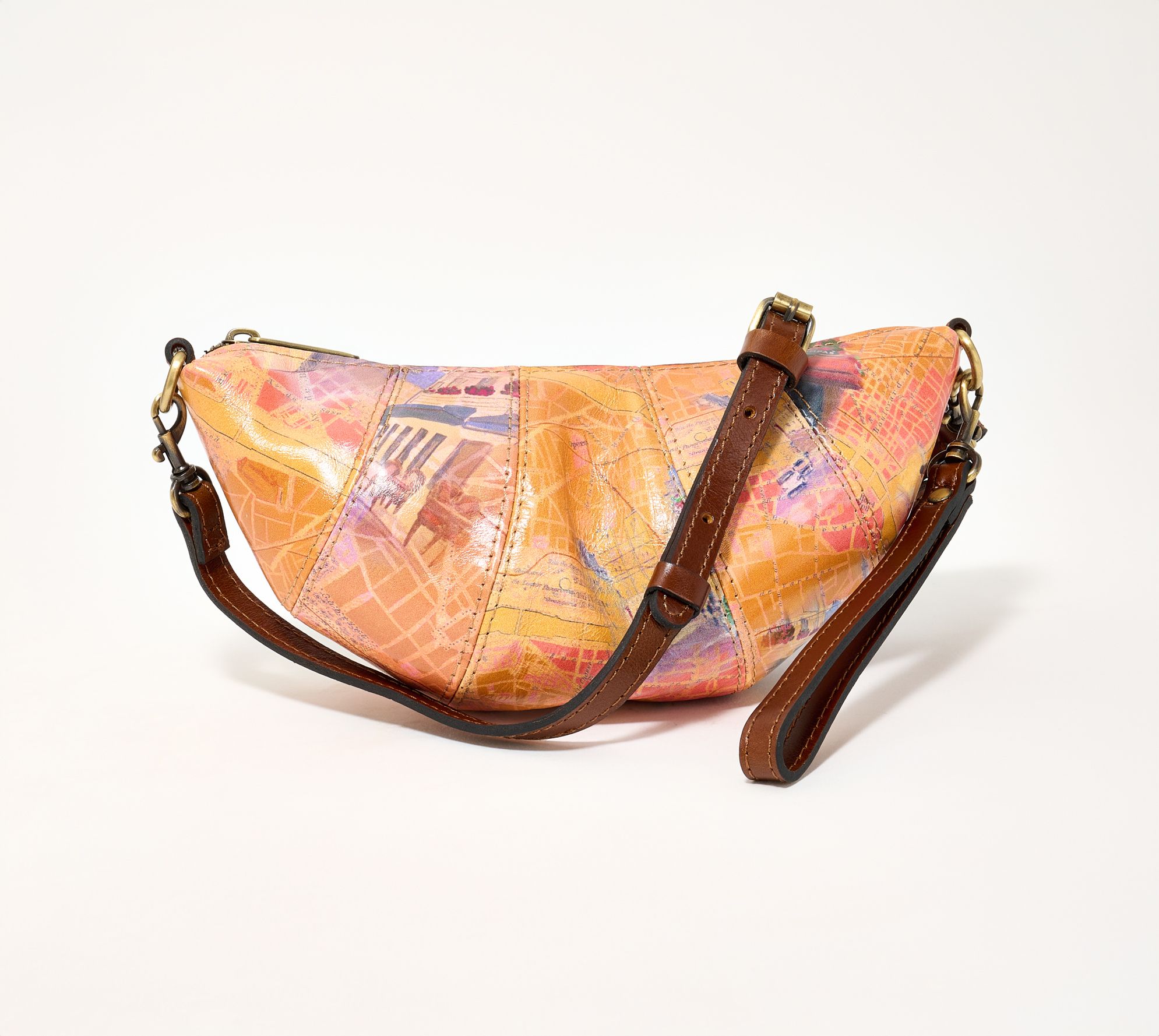 Patricia Nash Leather Croissant Crossbody