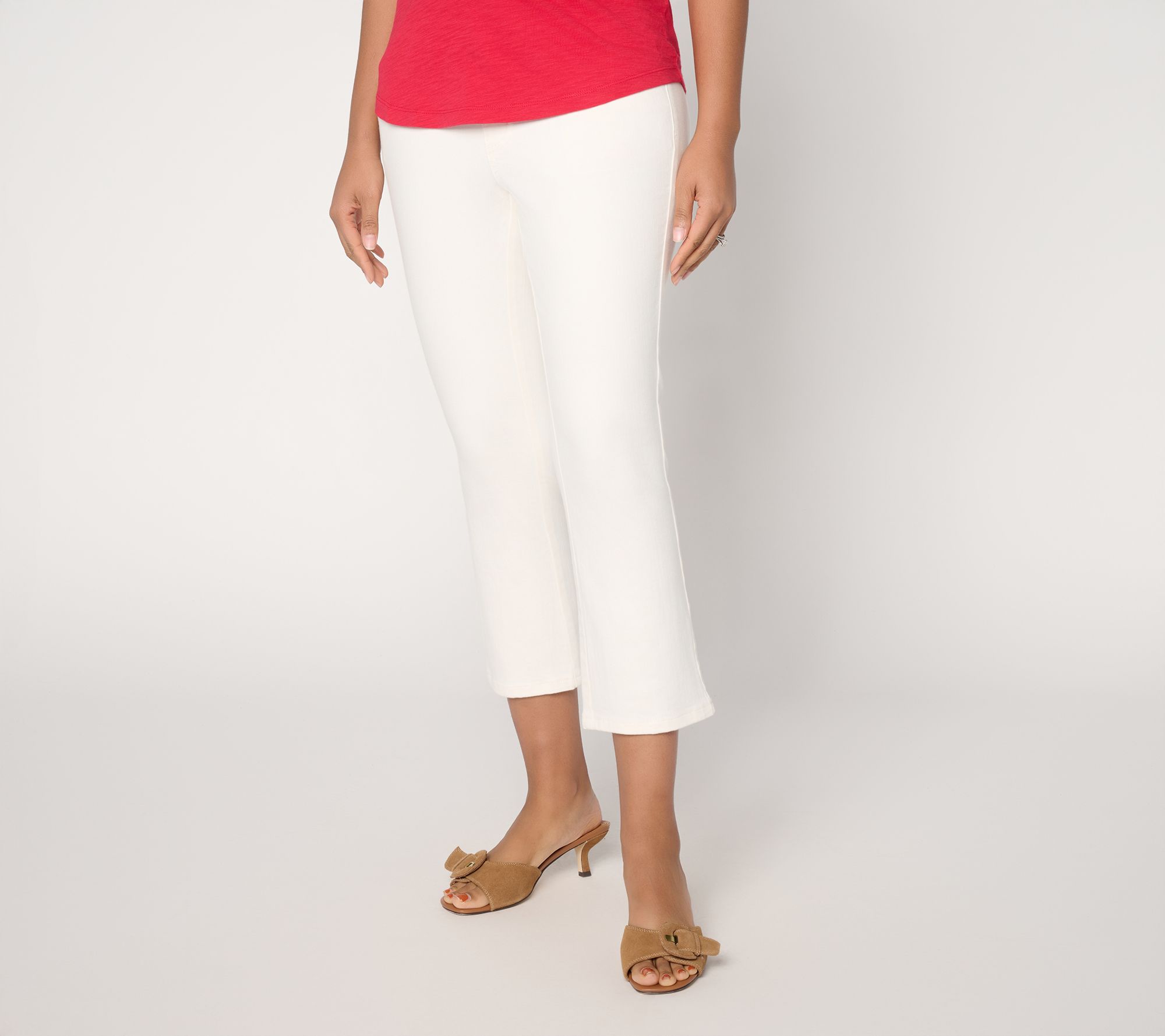 "As Is" Belle by Kim Gravel Pet Primabelle Twill Step Away Crop Jean