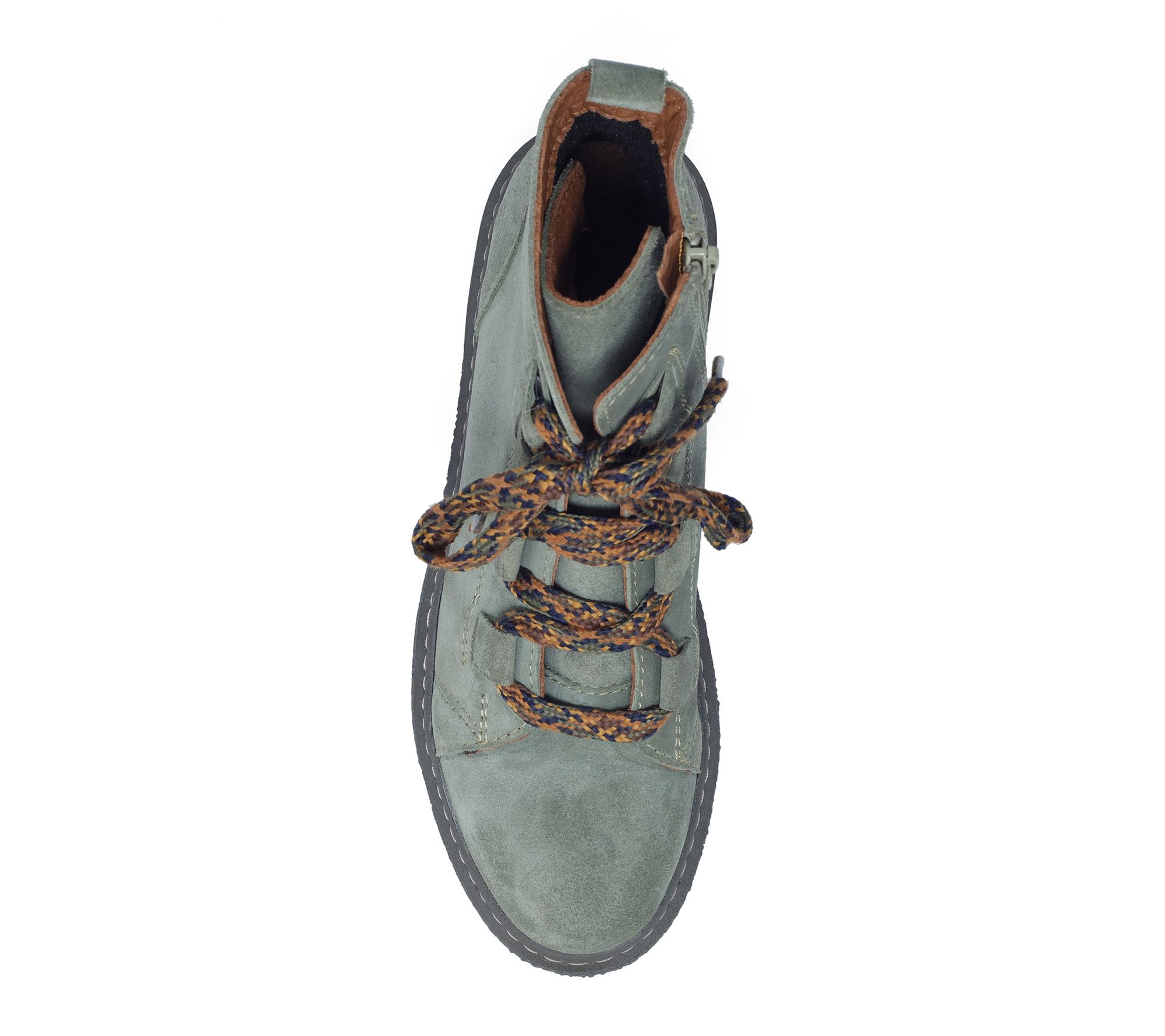 Miz Mooz Suede Lace Up Ankle Boots - Binx | QVC