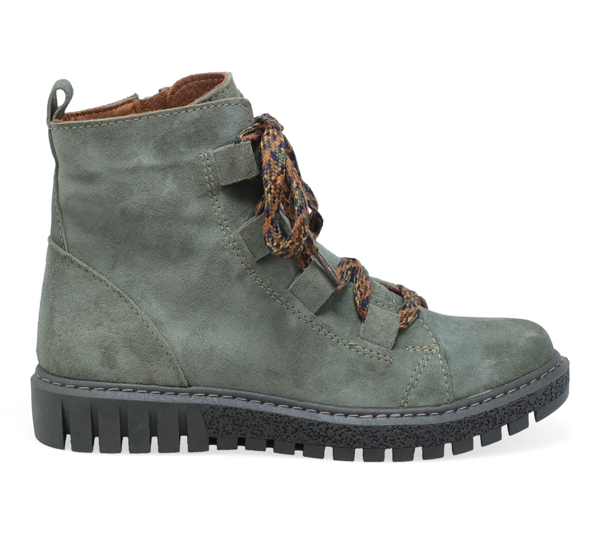Miz Mooz Suede Lace Up Ankle Boots - Binx