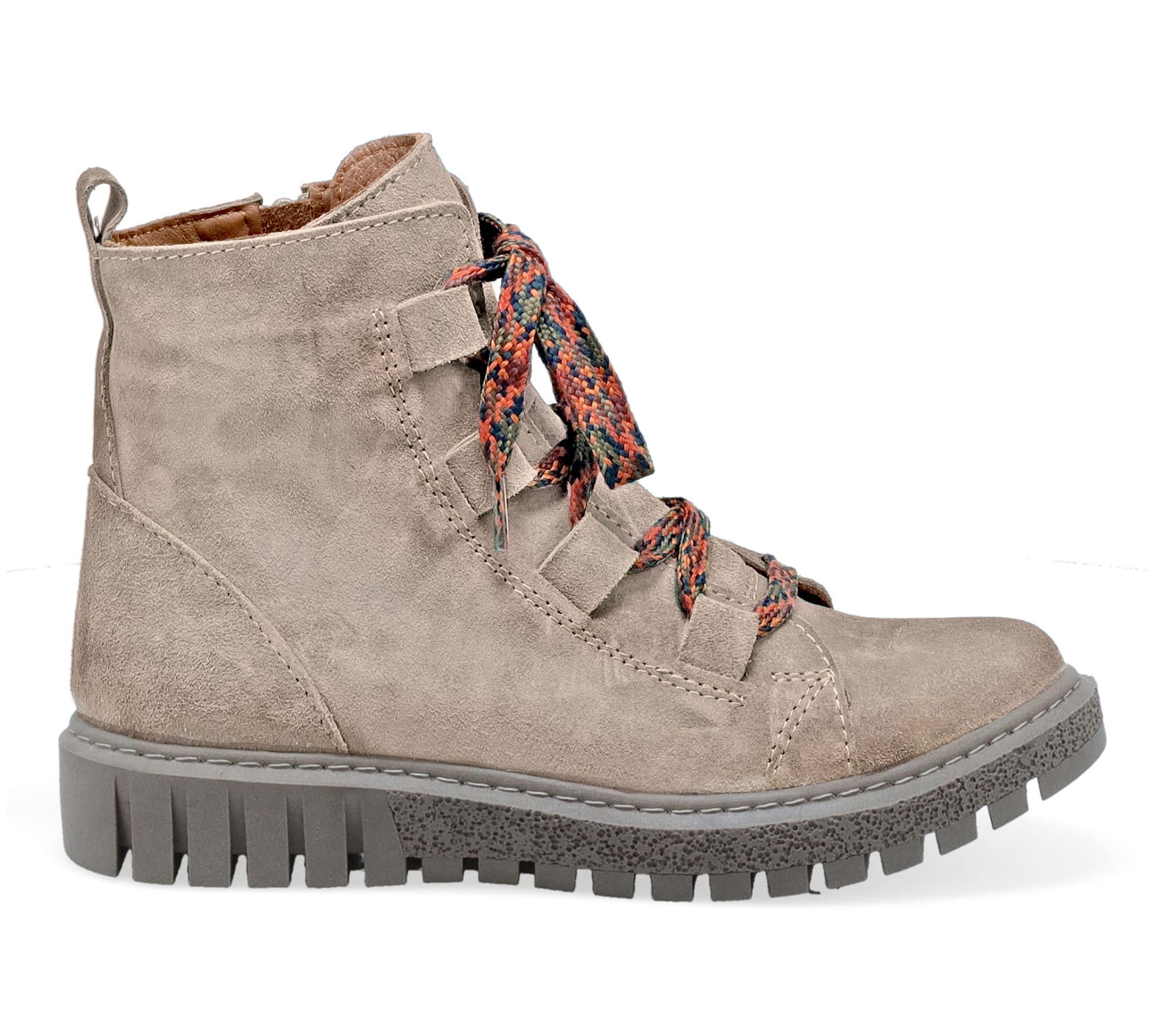 Miz Mooz Suede Lace Up Ankle Boots - Binx