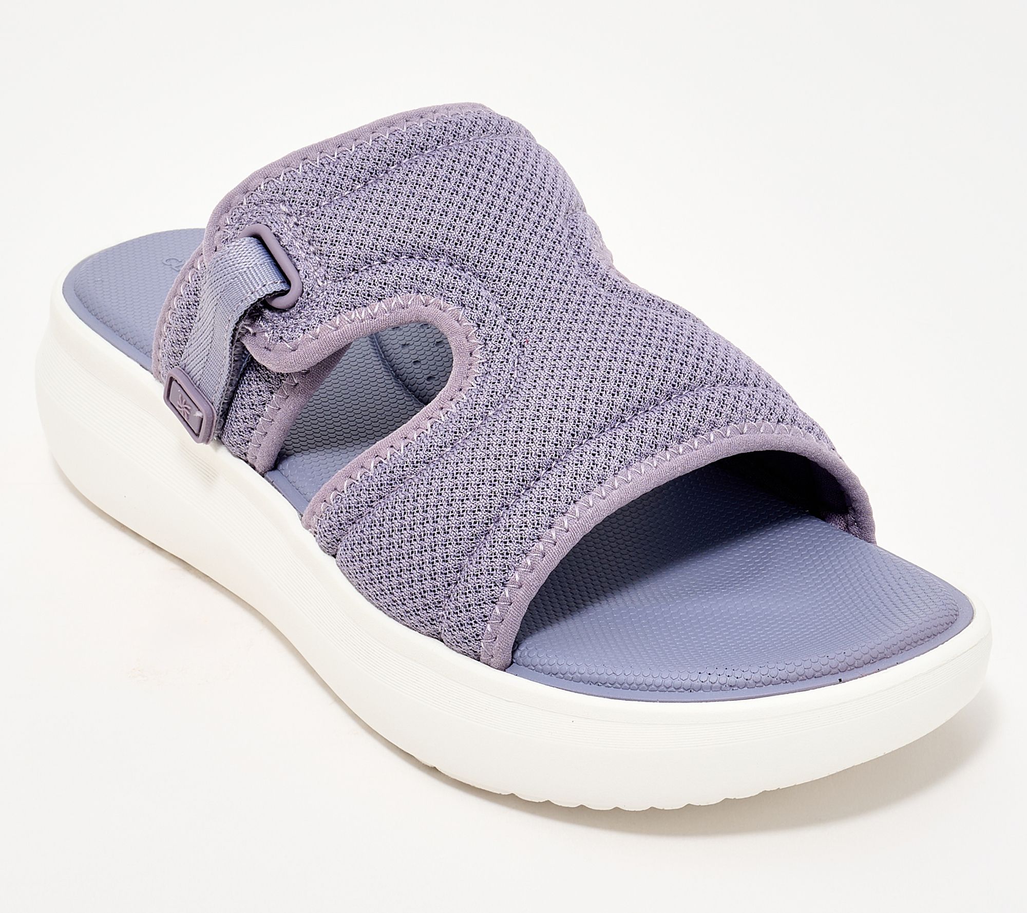 "As Is" Clarks Cloudsteppers Slide Sandals- Solevana Mist