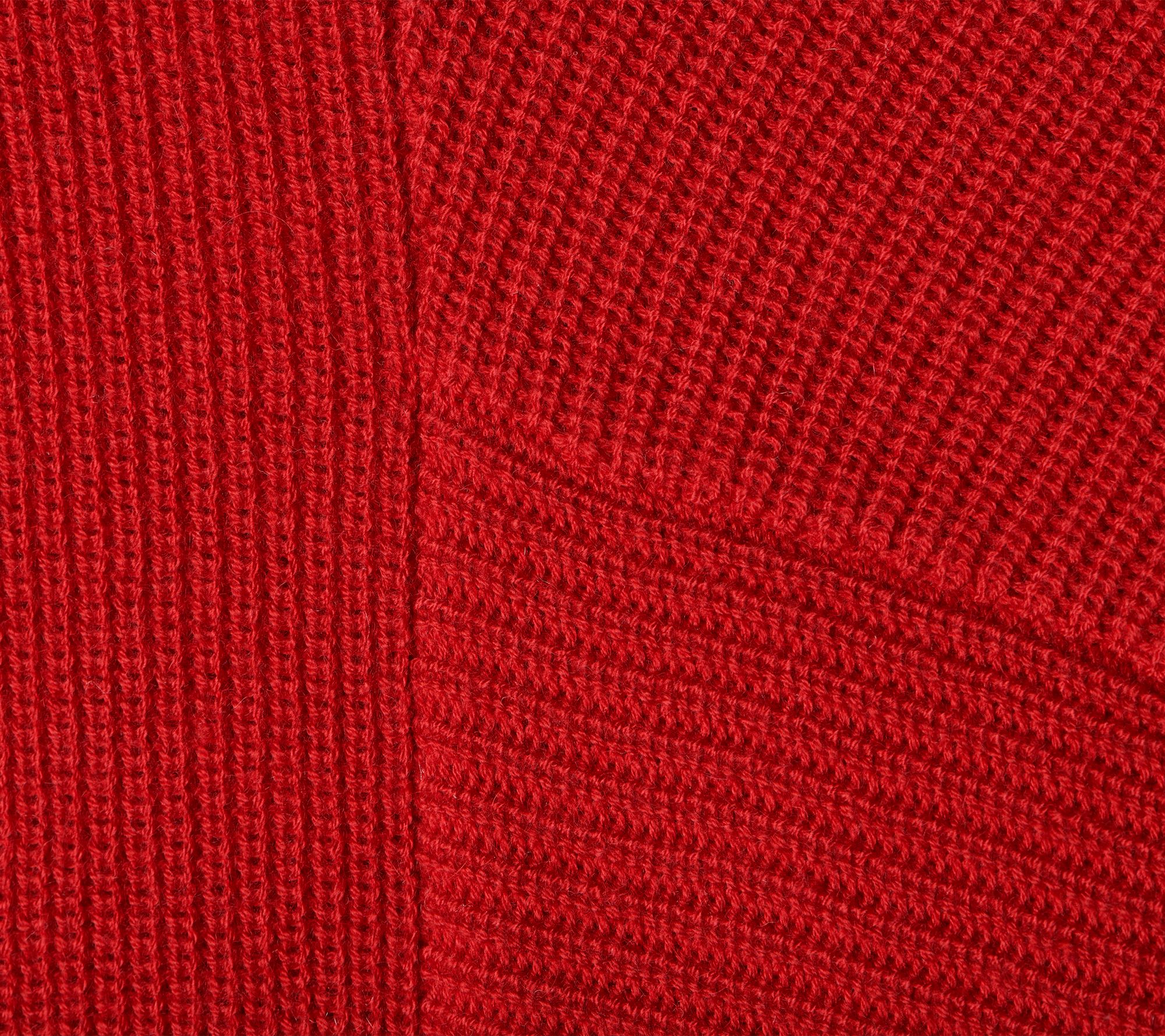 Laurie Felt Cashmere Blend V-Neck Sweater Detail - QVC.com