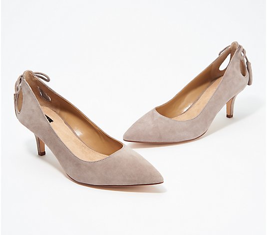 G.I.L.I. Pointed Toe Suede Pumps - Georgette