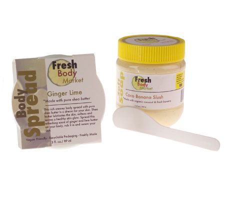 Fresh Body Market Body Slush and Body Spread Duo - QVC.com