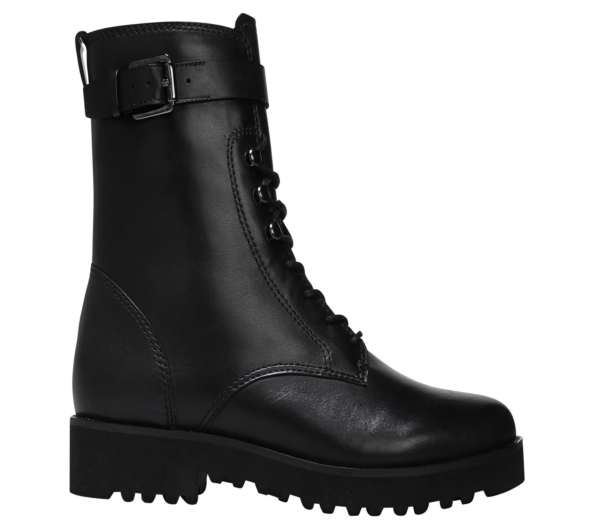 Franco sarto canon leather combat boots sale