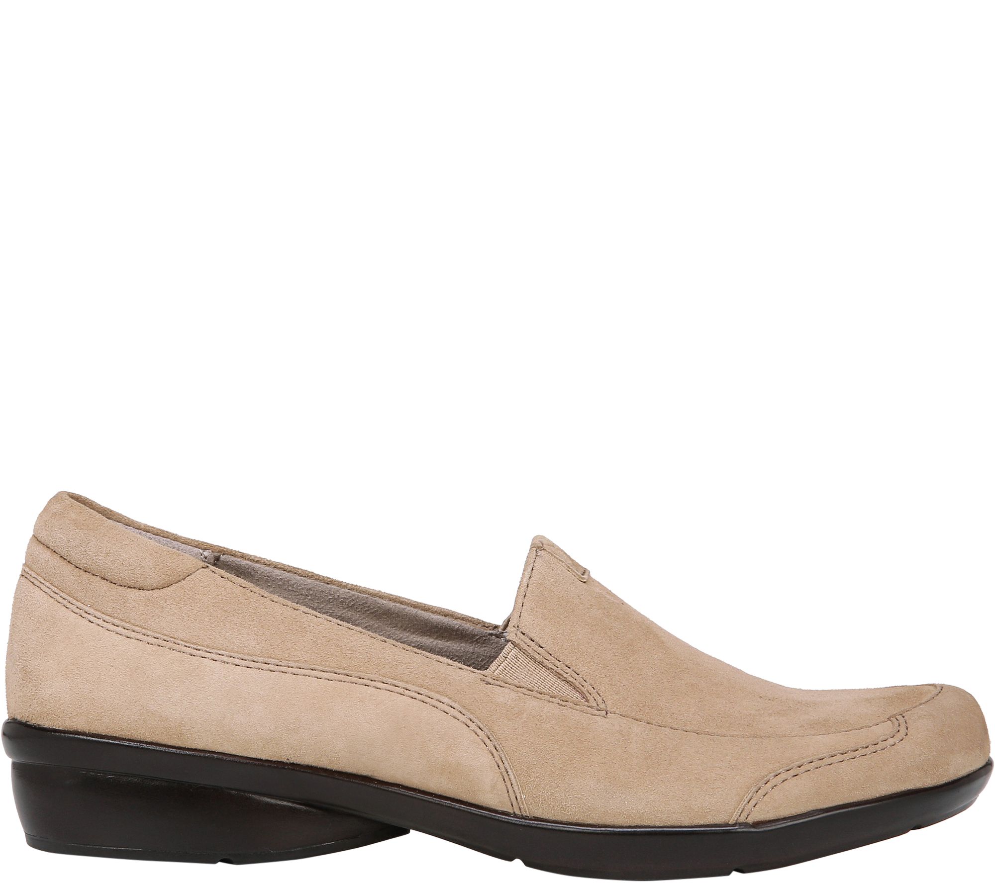Naturalizer Leather Slip On Loafers - Channing - QVC.com