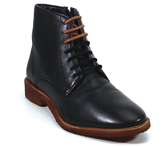 Testosterone Shoes Men's Lace-Up Leather Boots- Allow Me