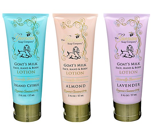 Grecian Soap Company Goat's Milk Lotion Set