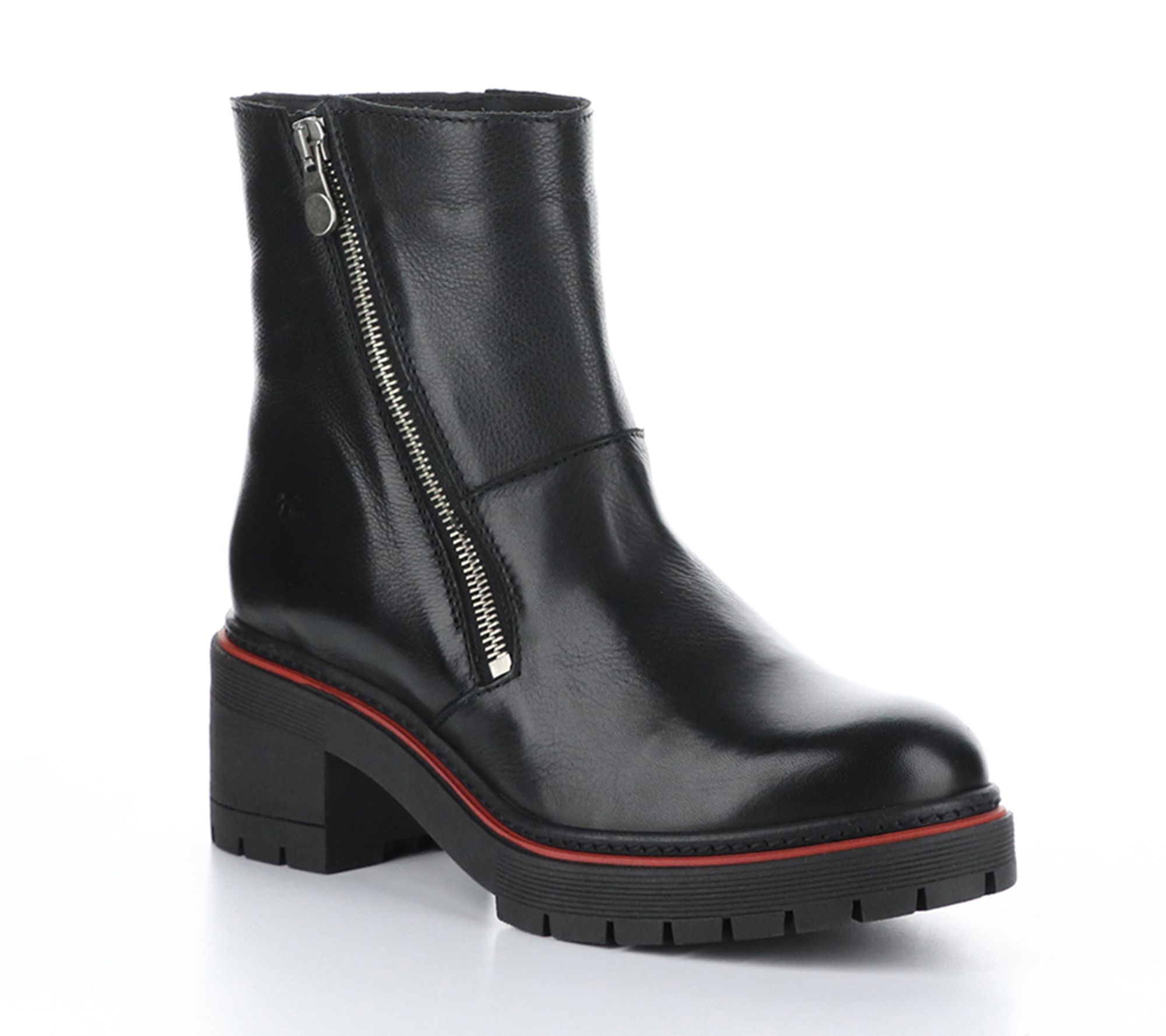Bos. & Co. Leather, Side Zip Boots - Zap-F