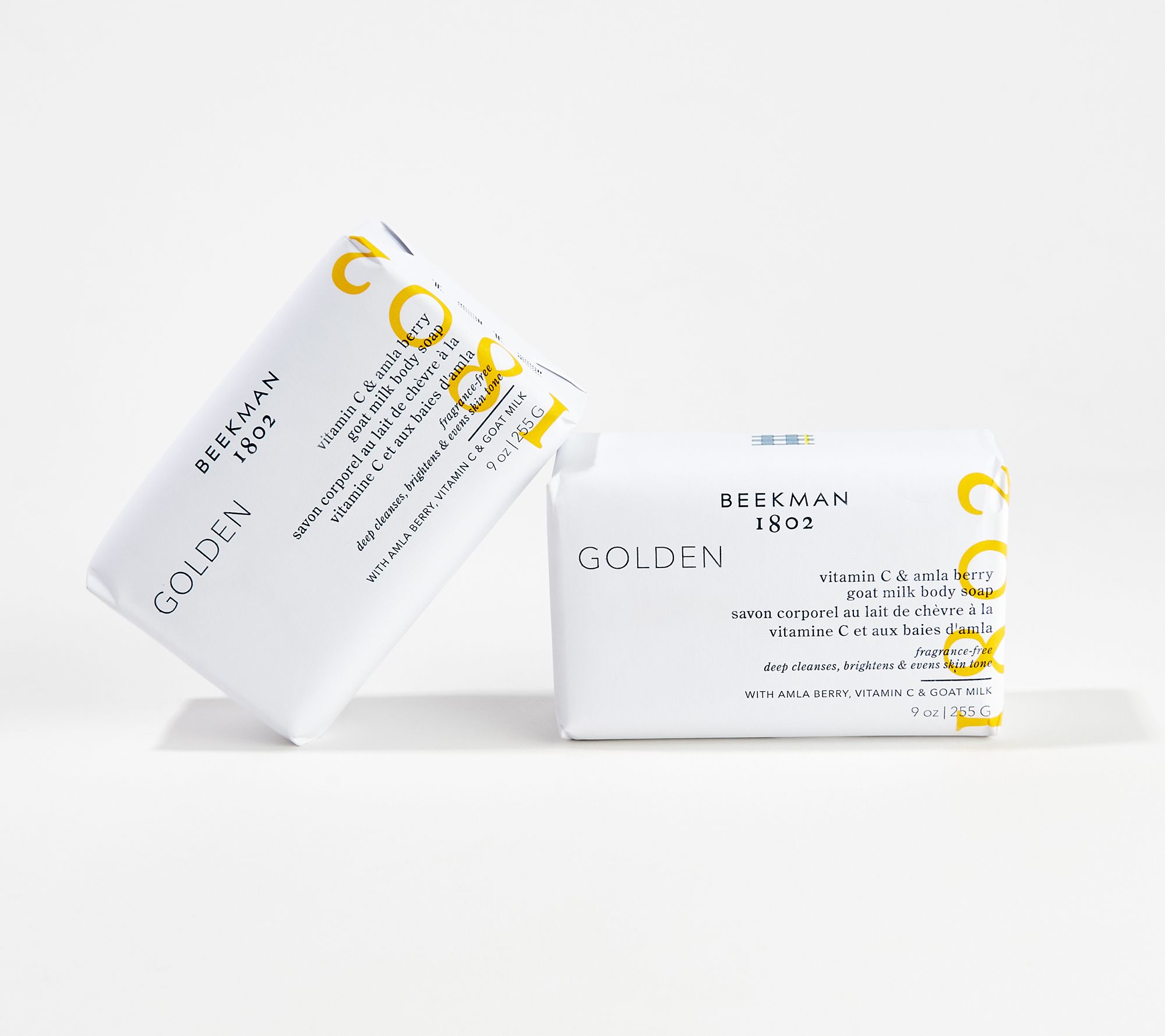Beekman 1802 9-oz Golden Vitamin C Goat Milk Bar Soap Duo - QVC.com
