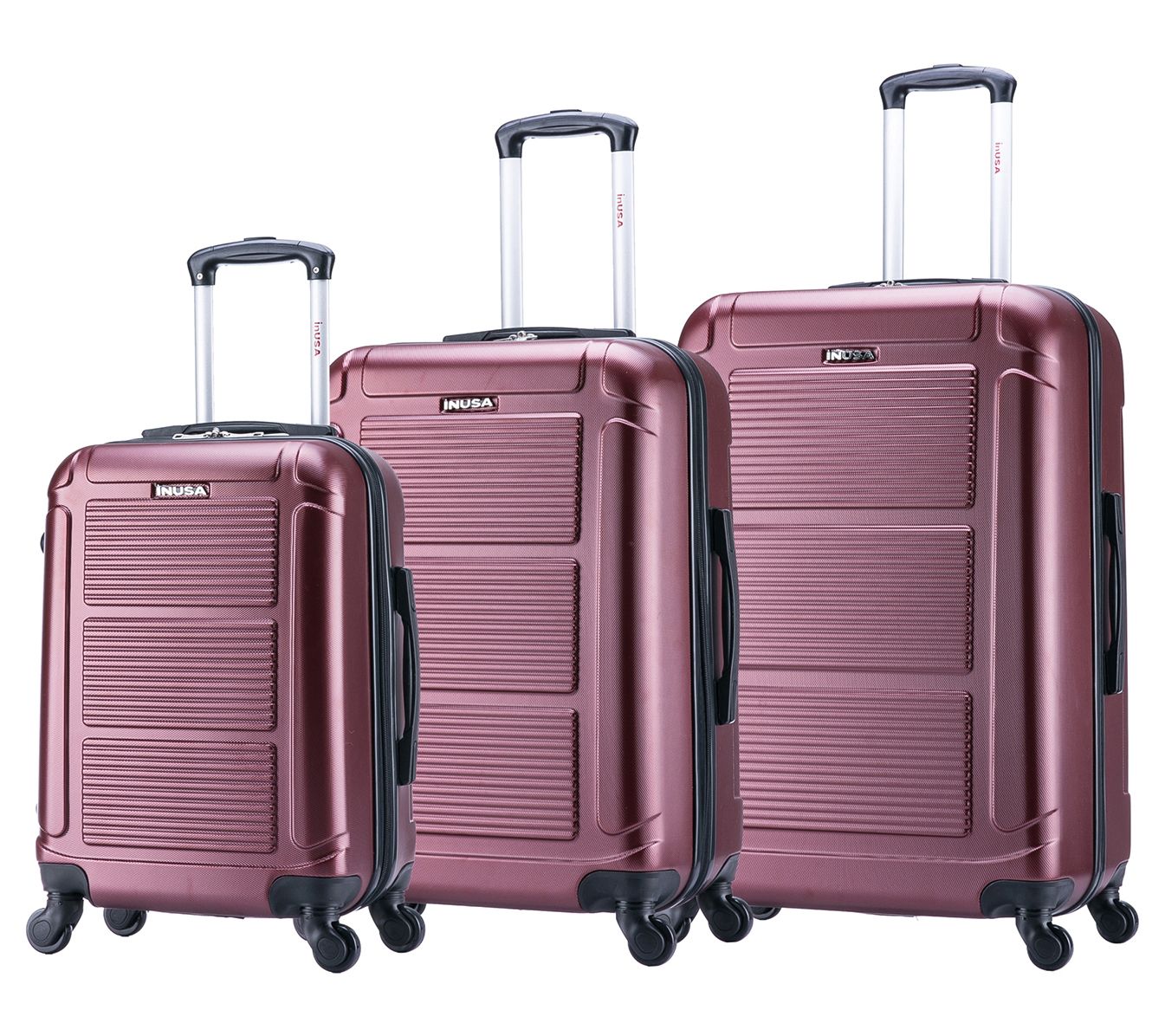 InUSA Pilot 20"/24/"28" 3-PC Luggage Set