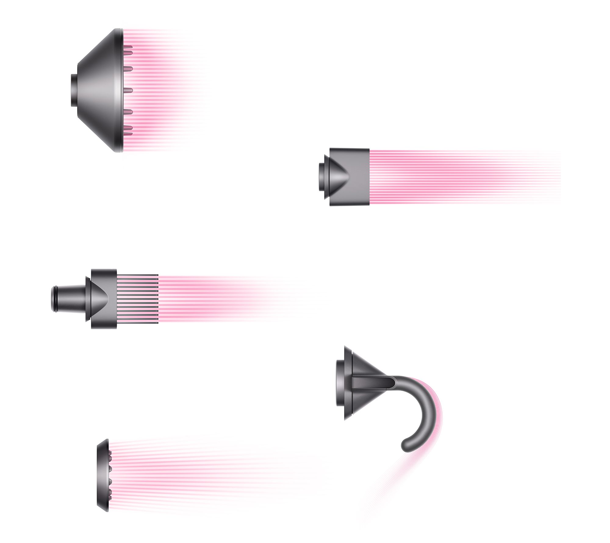 Dyson Supersonic Hair Dryer with Attachments and Case