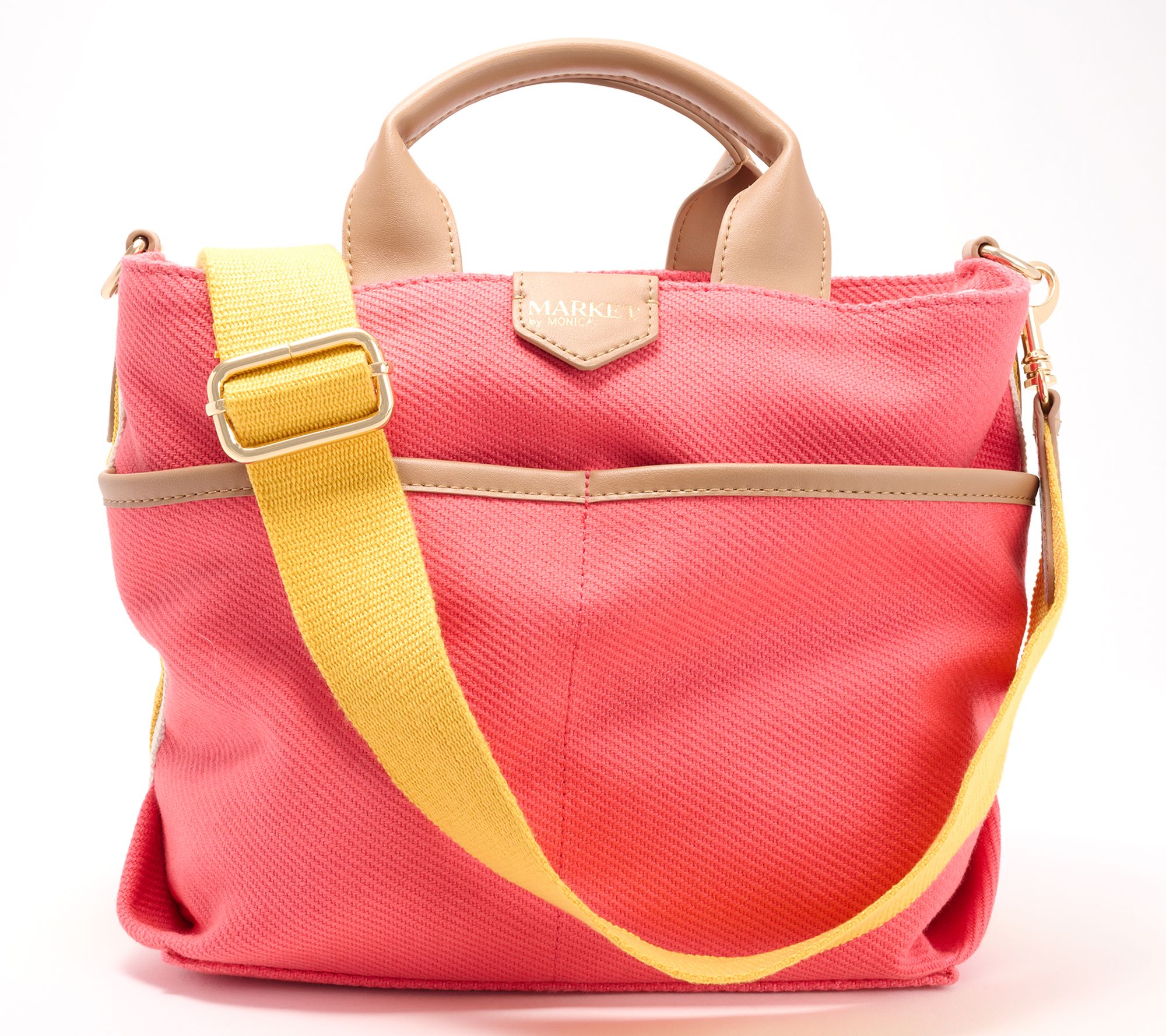 Market By Monica Coated Canvas Bucket Crossbody Bag