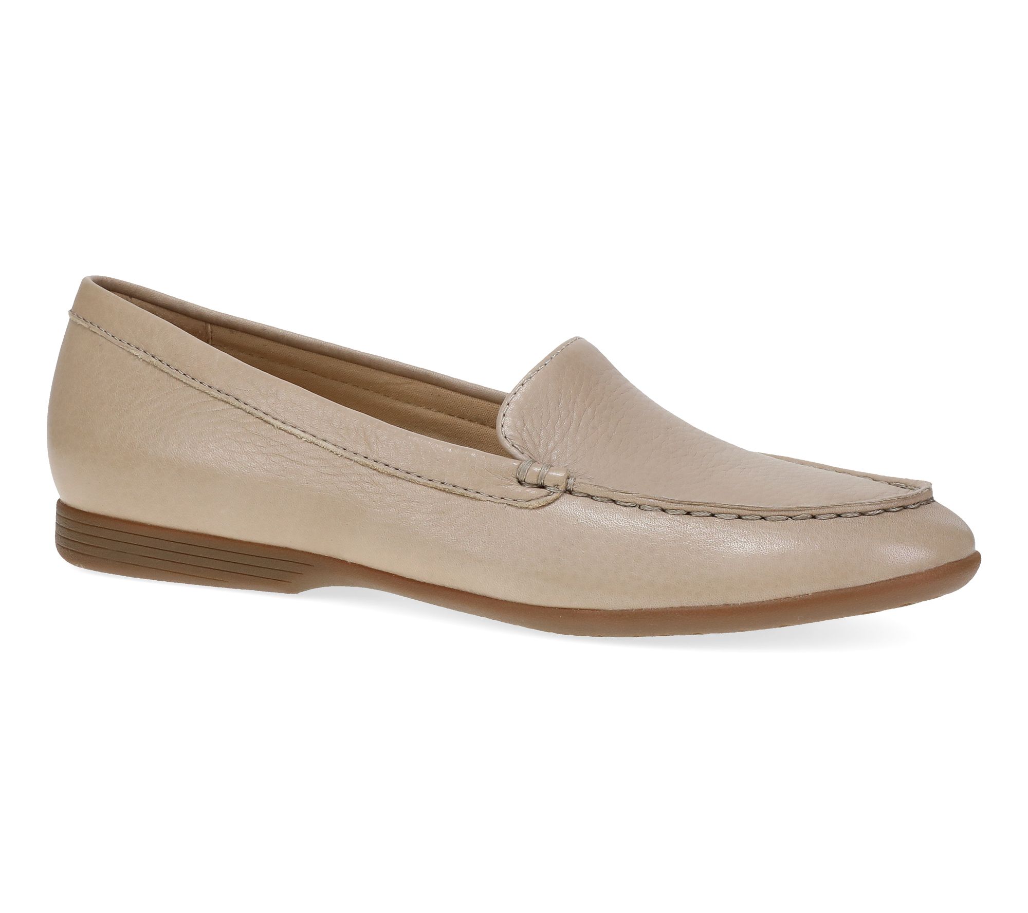 Dansko Sand Tumbled Leather Slip On Loafer- Lor ri