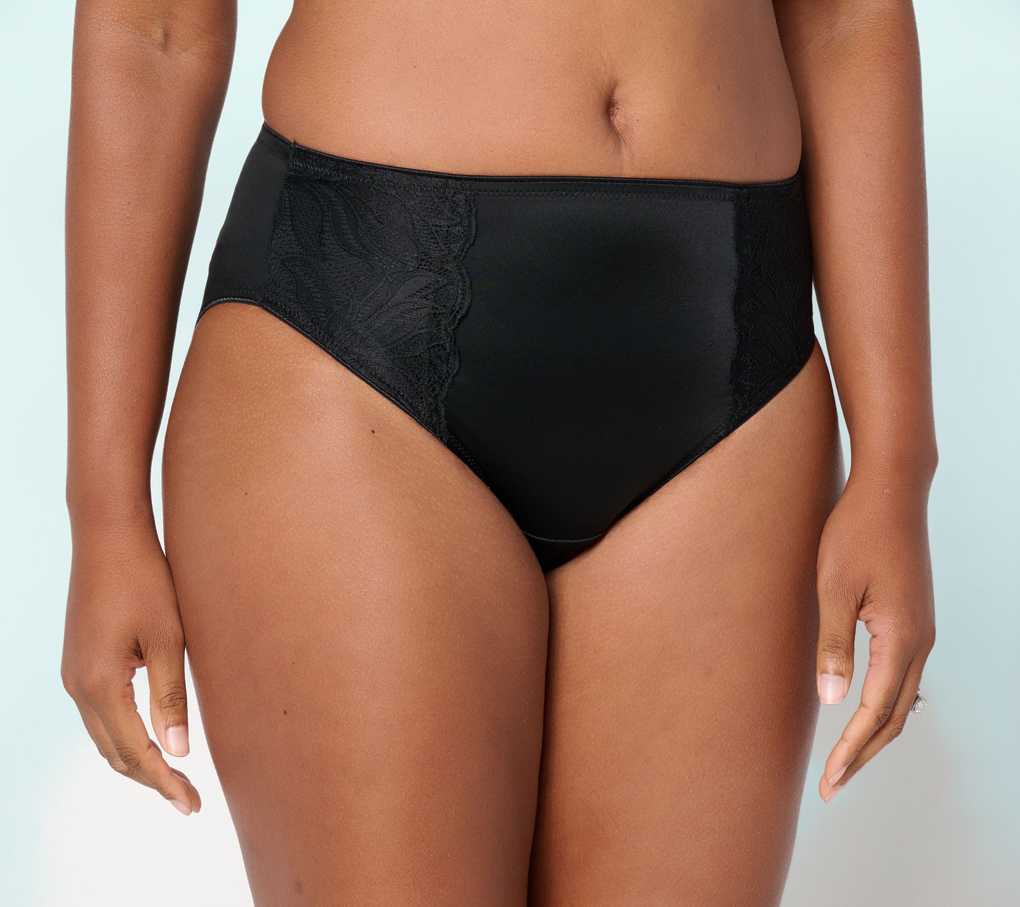 Breezies Luxe Milano Lace Hi-Cut Panty