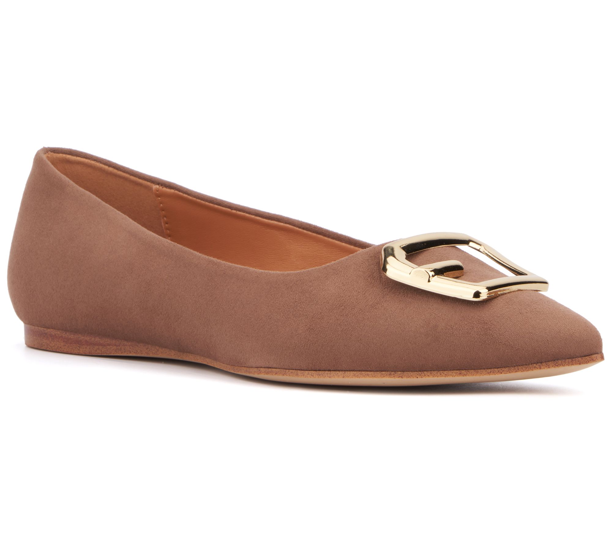 Torgeis Women's Hartwell Buckle Detail Ballet Fats