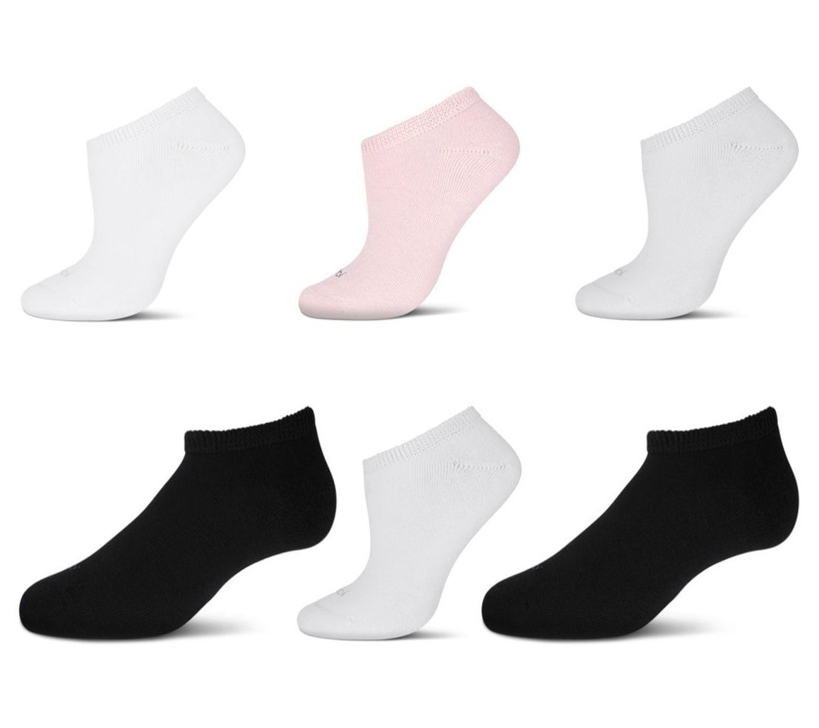 Memoi Unisex Low-Cut Ankle Cushion Socks Set -6 Pair