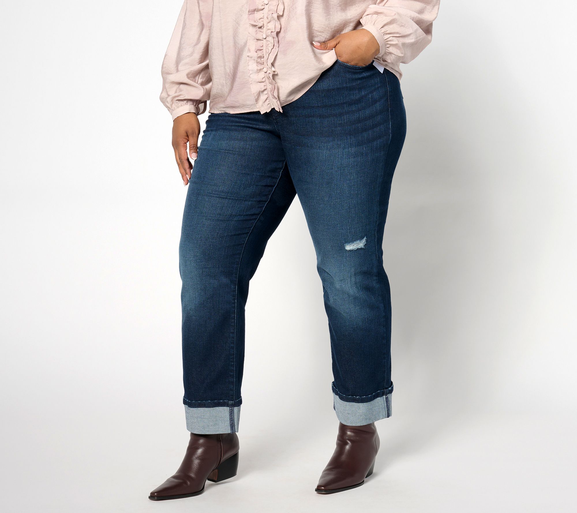 "As Is" Me by Jennie Garth Petite Straight Leg Jean