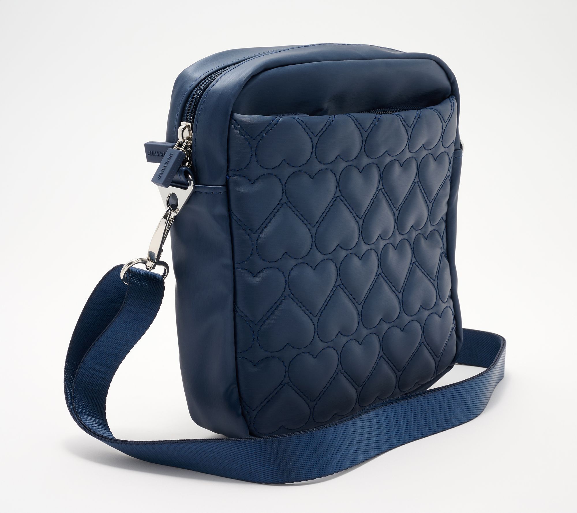 IHKWIP More Love Heart Quilted Crossbody - QVC.com