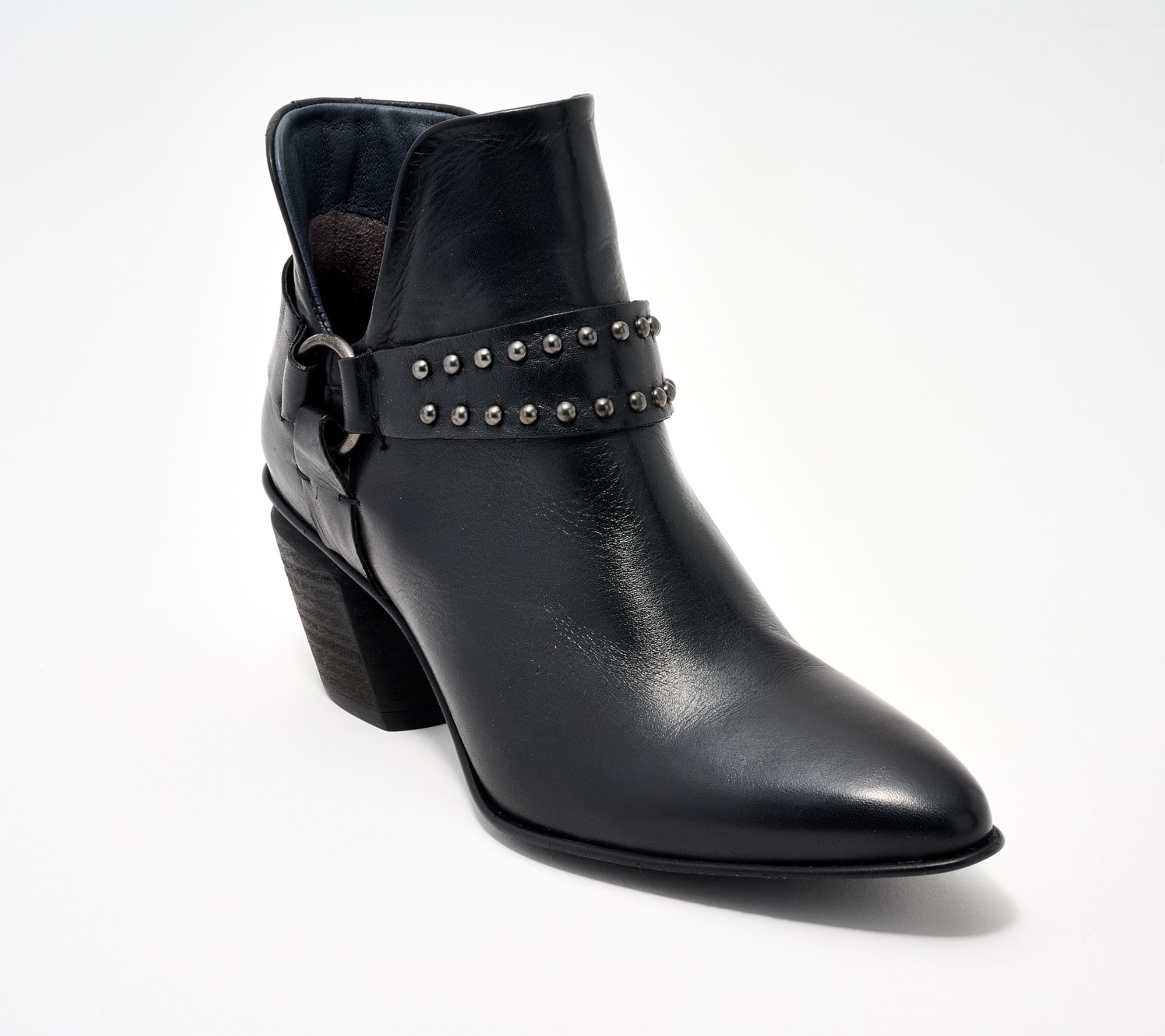 Miz Mooz Leather Heeled Ankle Boots - Jayda