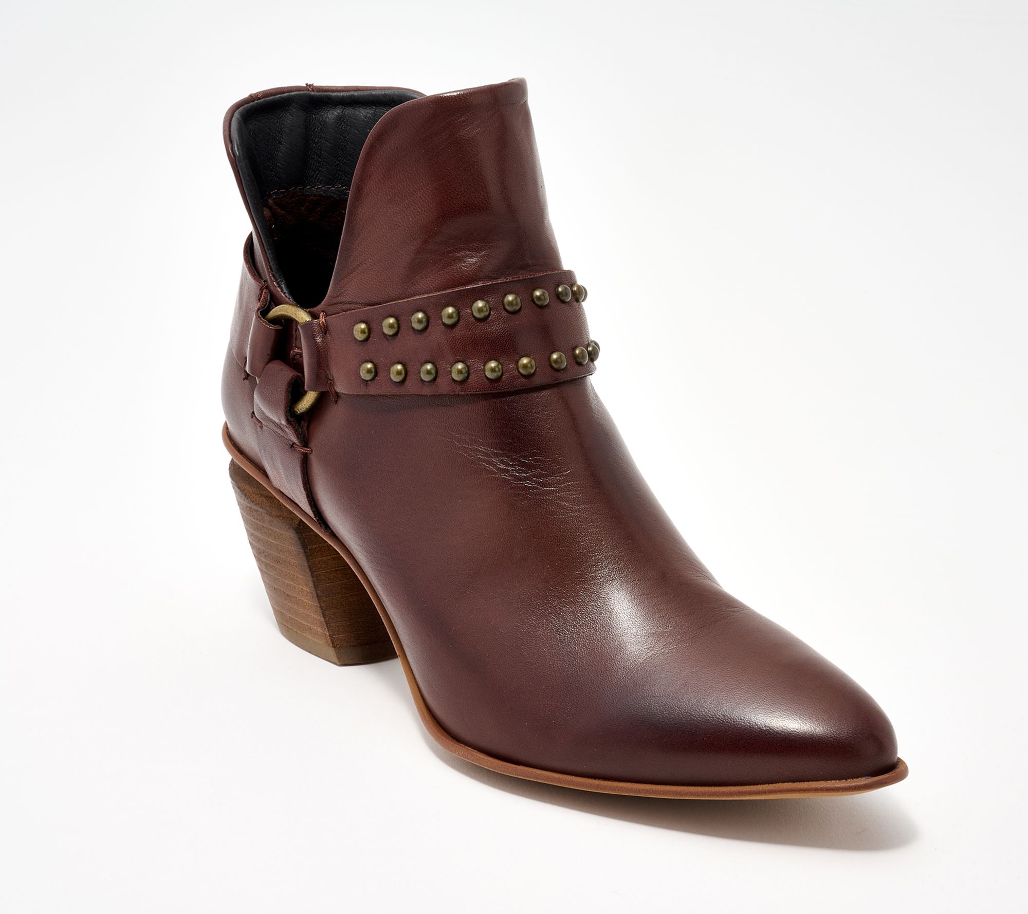 Miz Mooz Leather Heeled Ankle Boots - Jayda